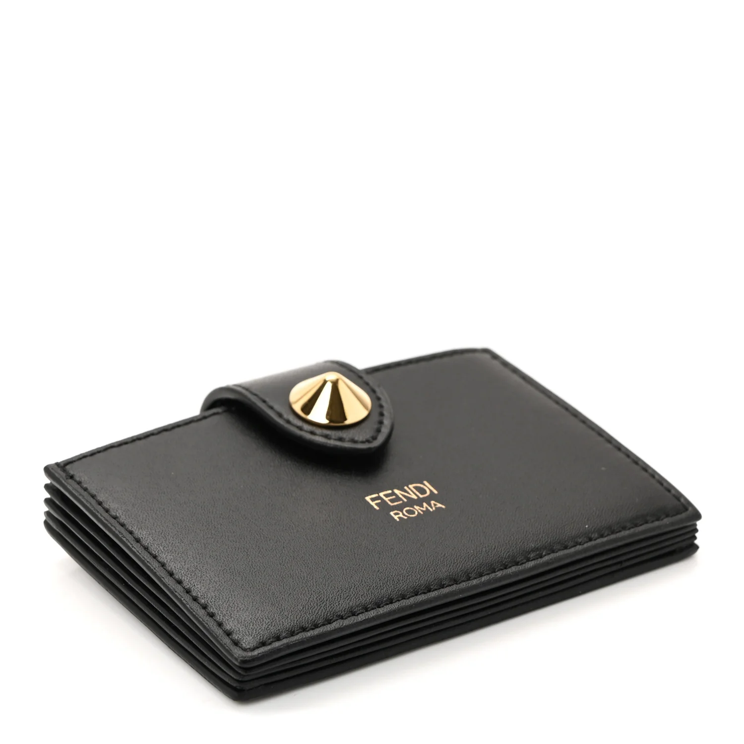 Vitello Liberty Gusseted Card Holder Black - Image 7