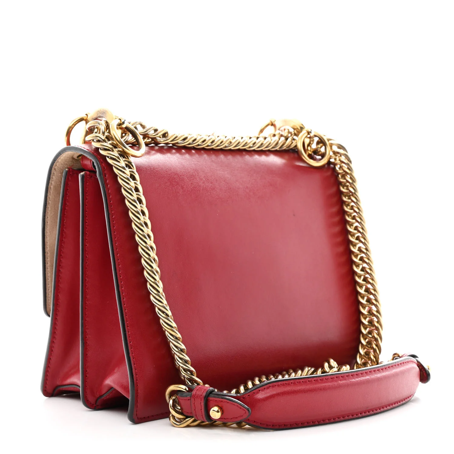 Vitello Liberty Monster Eyes Small Kan I Shoulder Bag Fragola - Image 3