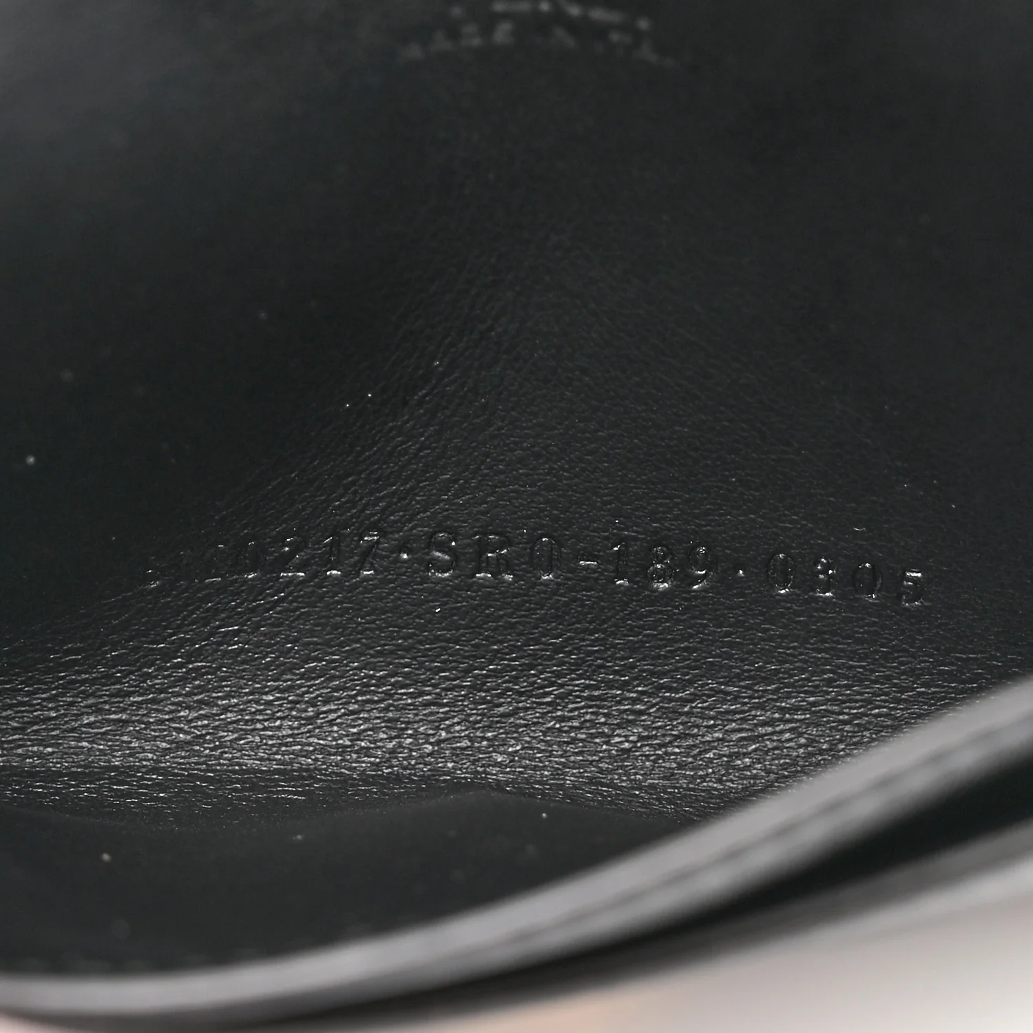 Vitello Liberty Studded Fold Over Card Holder Black - Image 7