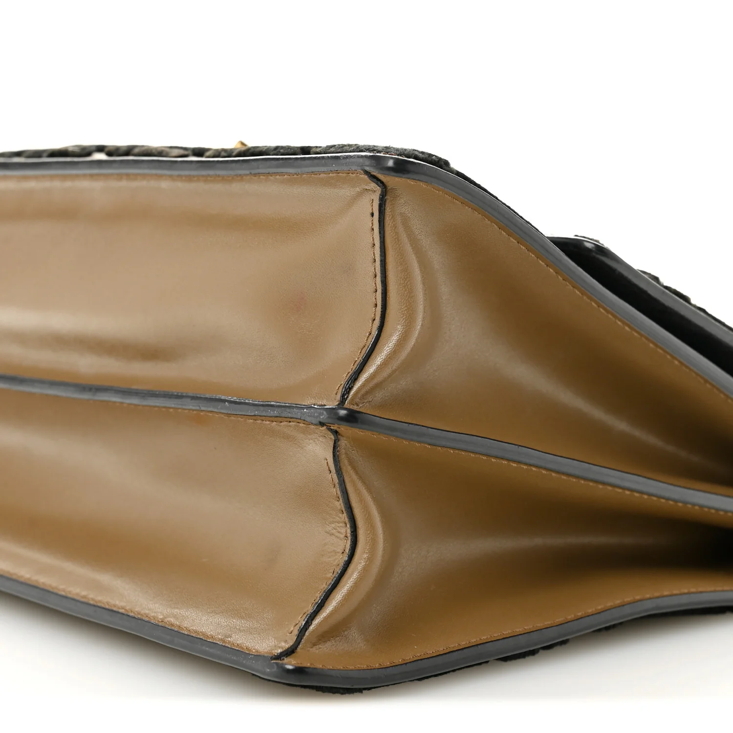 Vitello Liberty Velvet FF Reloaded Kan I Shoulder Bag Maya Black - Image 10