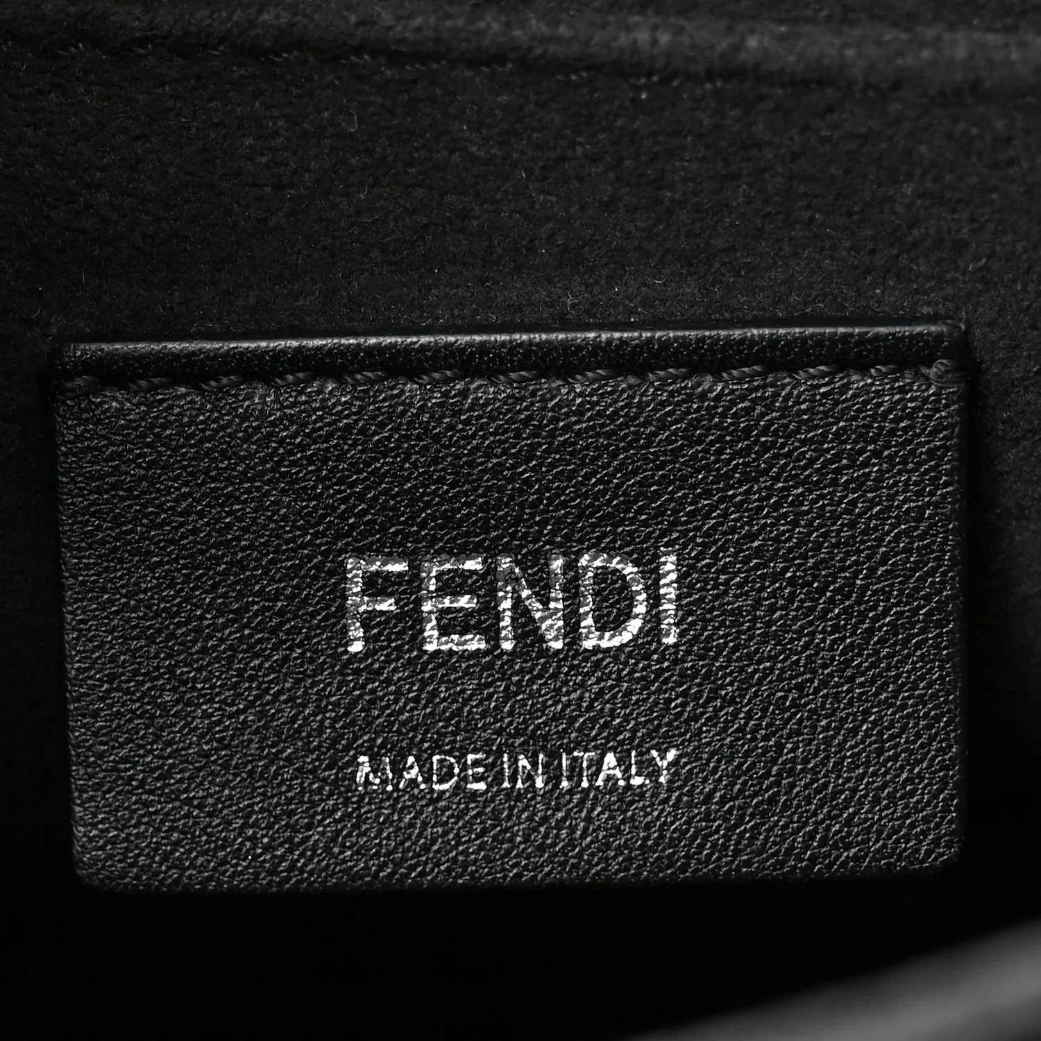 Vitello Liberty Velvet FF Reloaded Kan I Shoulder Bag Maya Black - Image 6