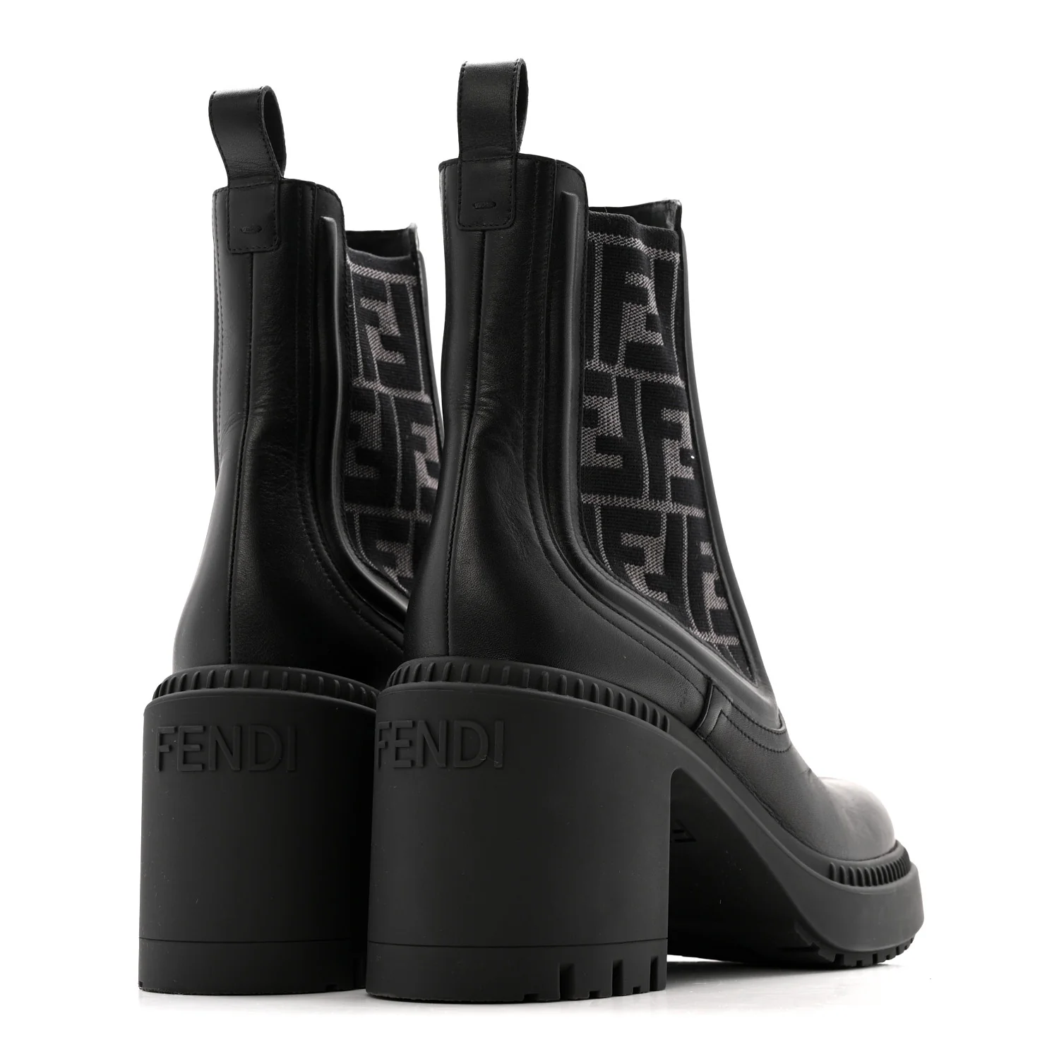 Vitello Maglia FF Domino Biker Boots 41 Black - Image 5