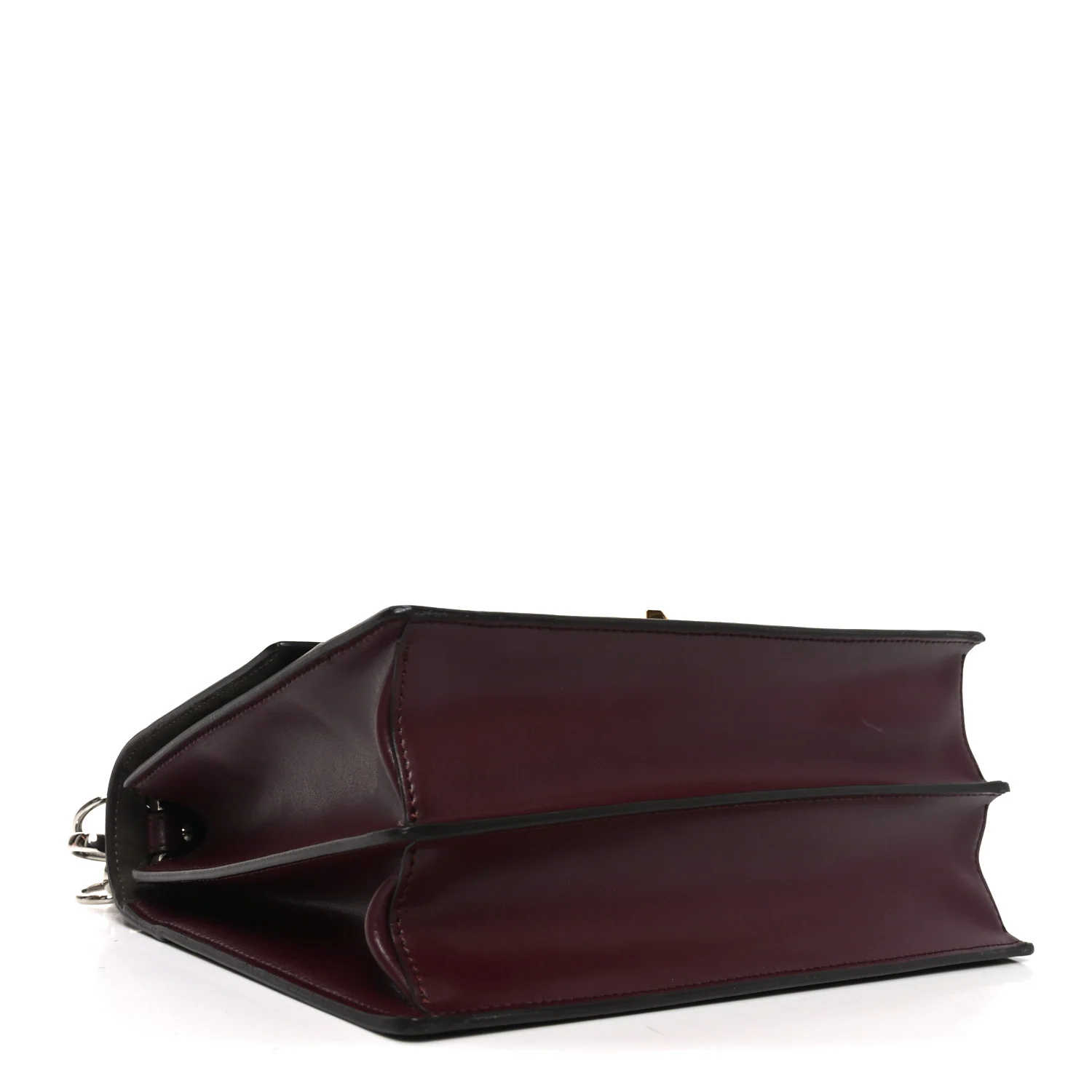 Vitello Pelo Dolce Liberty Lucido Sfumato Leopard Kan I Shoulder Bag Grigio Marrone Bordeaux - Image 4