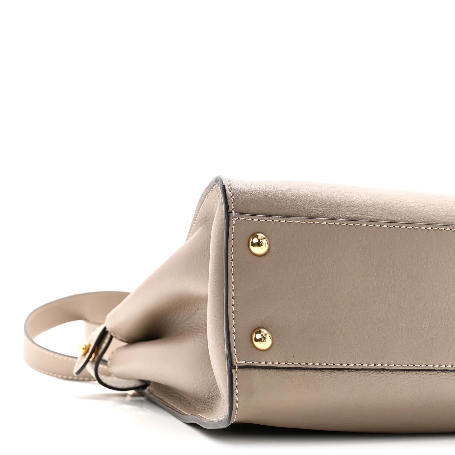 Vitello Seta Plexiglass Tortoise Medium Peekaboo Iconic Satchel Tortora - Image 9