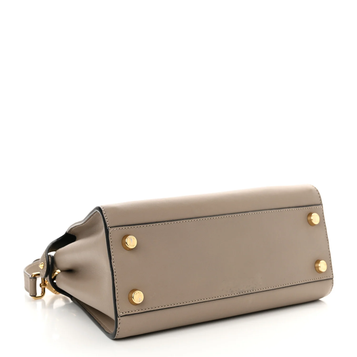 Vitello Tahiti Burro Medium Peekaboo Iconic Essentially Satchel Tortora Black - Image 4
