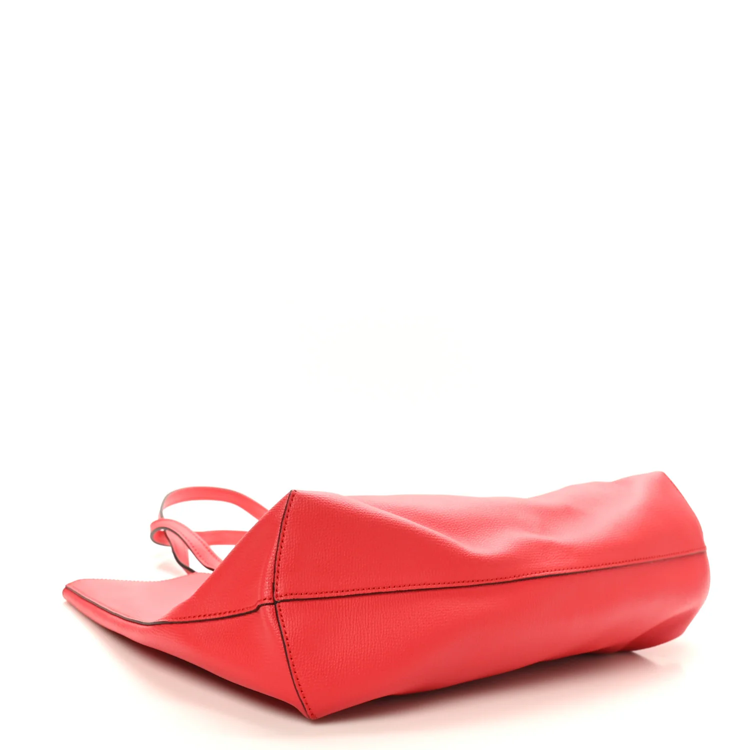 Vitello Vienna Enamel F is Fendi Shopping Tote Fiamma Taupe - Image 5