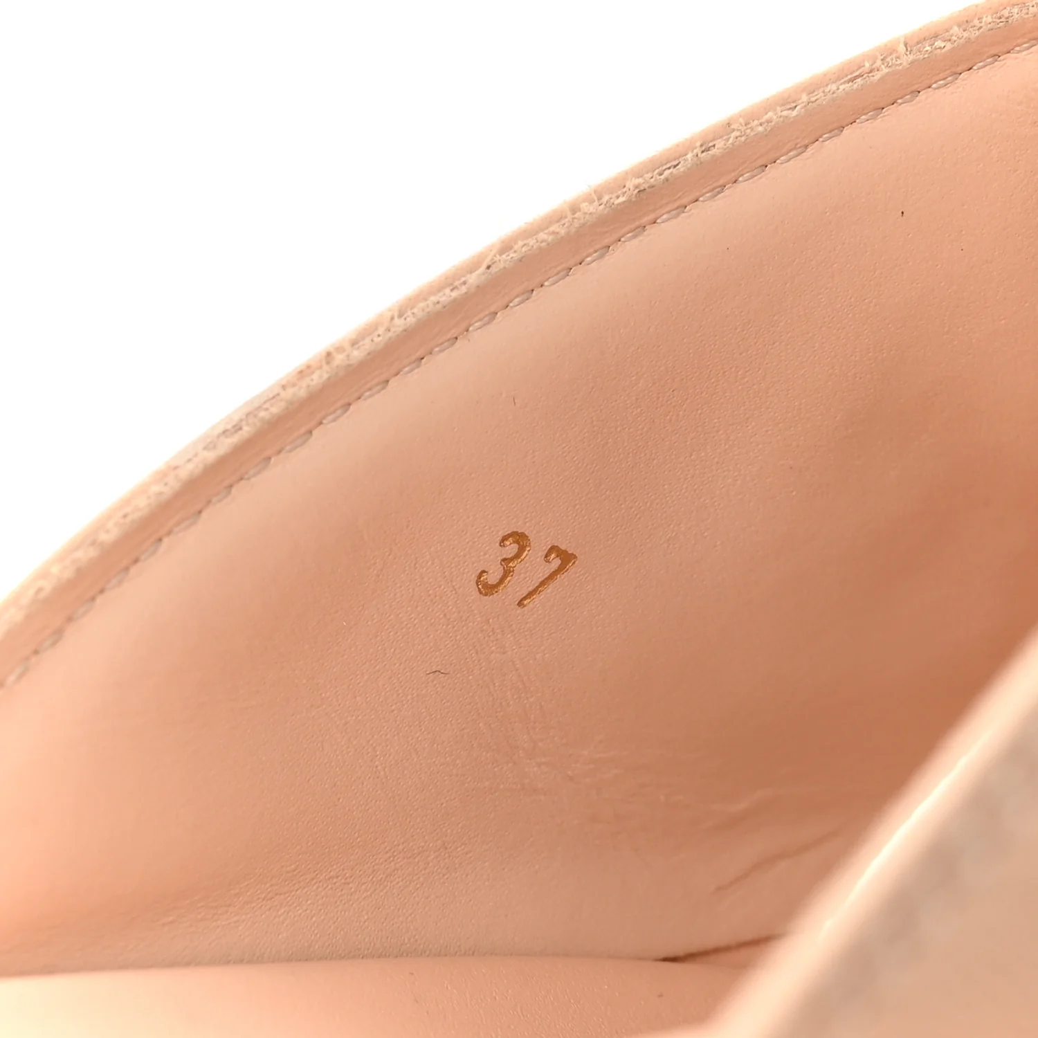 Vitello Womens Fendigraphy Slide Sandals 37 Light Rose - Image 9