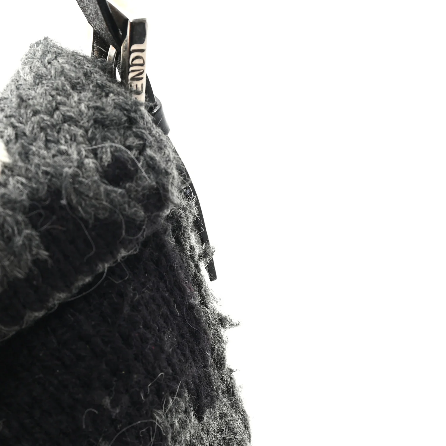 Wool Knit Baguette Grey - Image 10