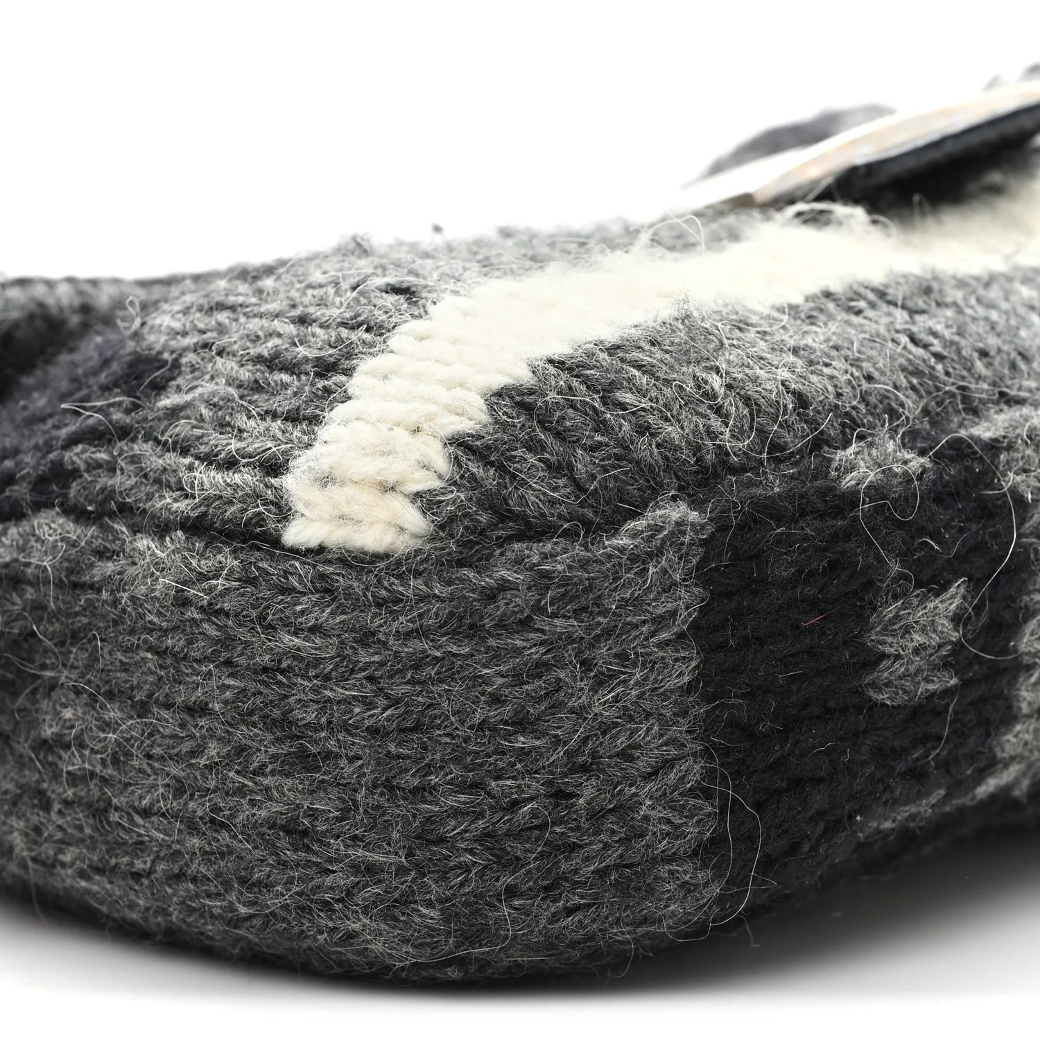 Wool Knit Baguette Grey - Image 8