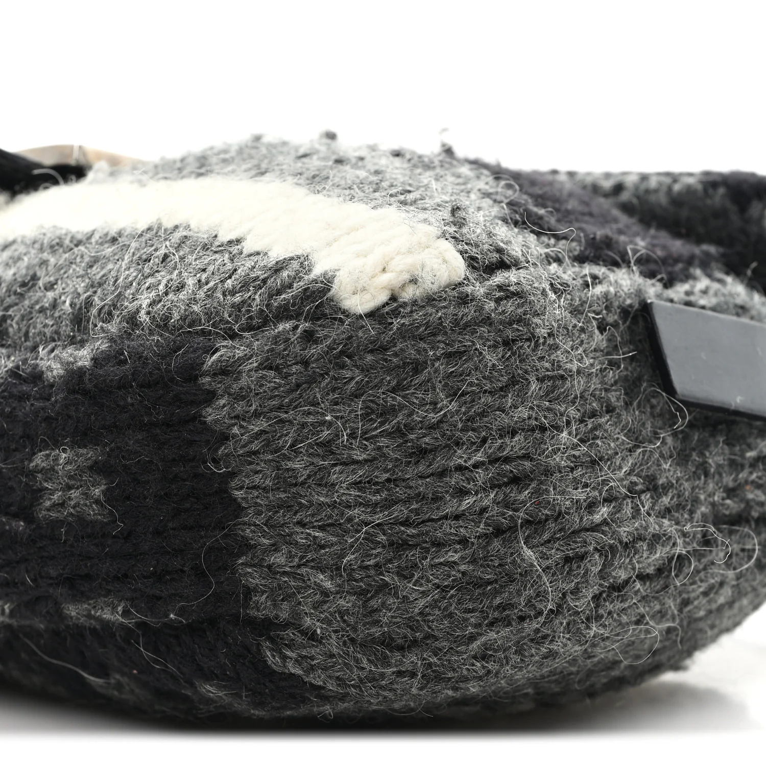Wool Knit Baguette Grey - Image 9