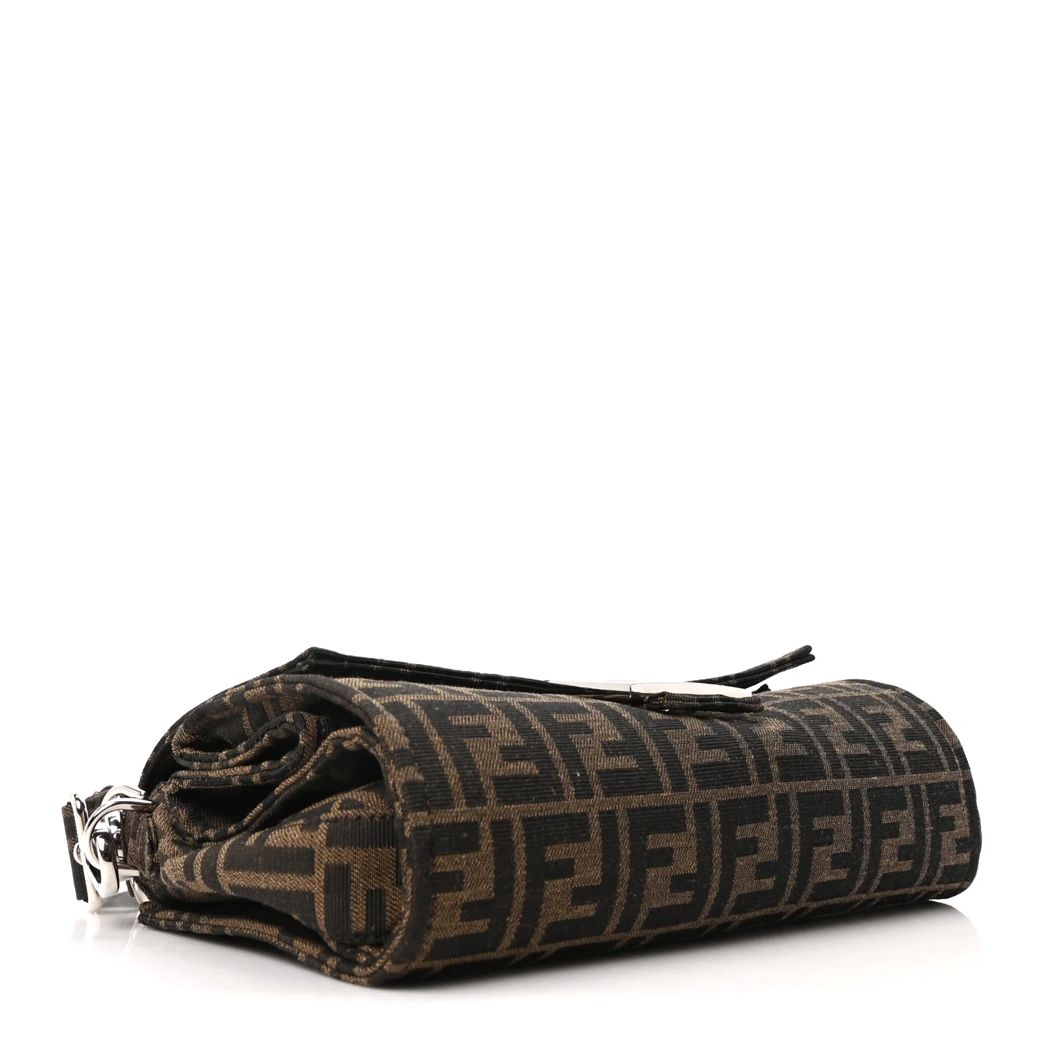 x FRGMT Woven Fabric Jacquard FF Embroidered Baguette Foldable Tote Tobacco Moro - Image 4