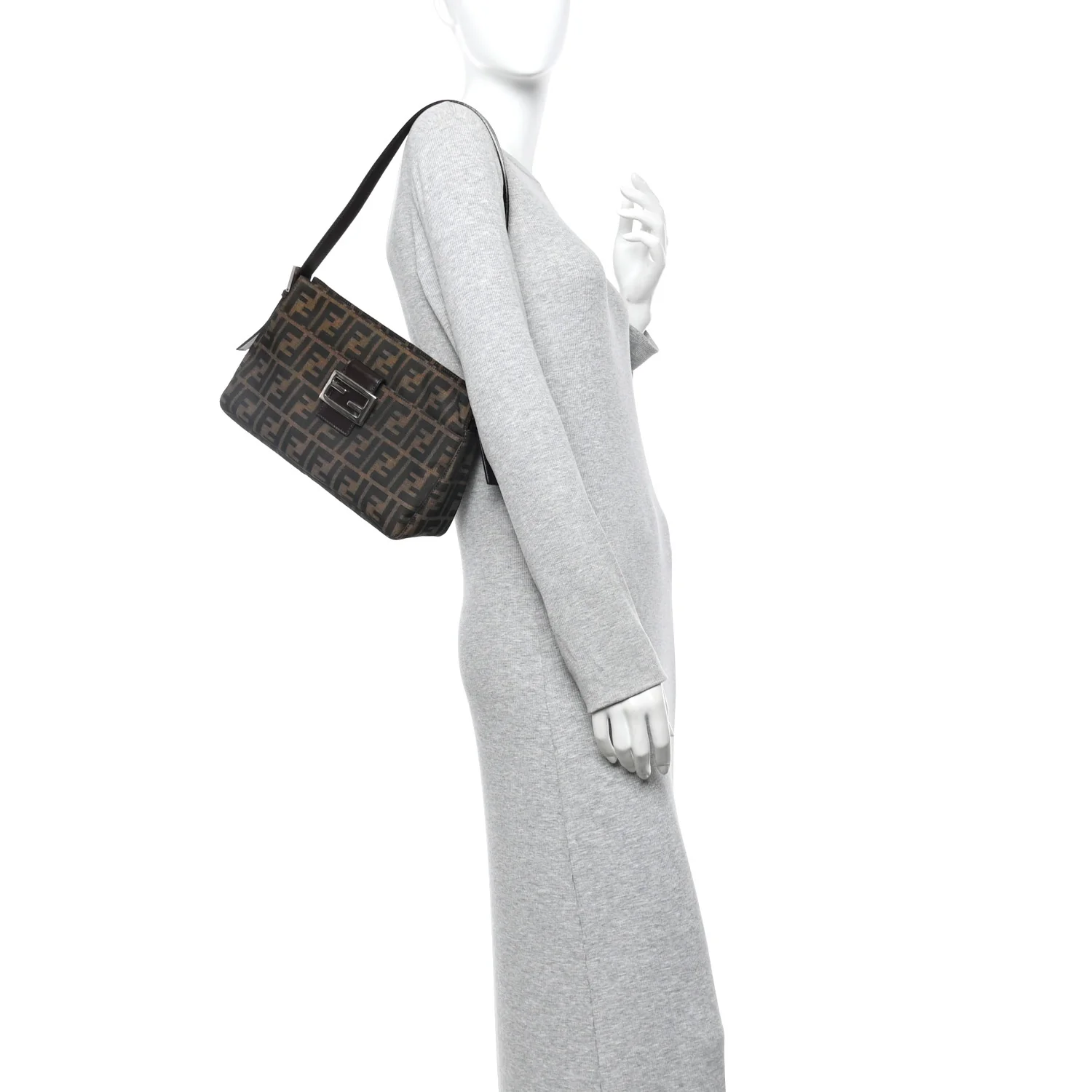 Zucca Baguette Shoulder Bag Tobacco - Image 2
