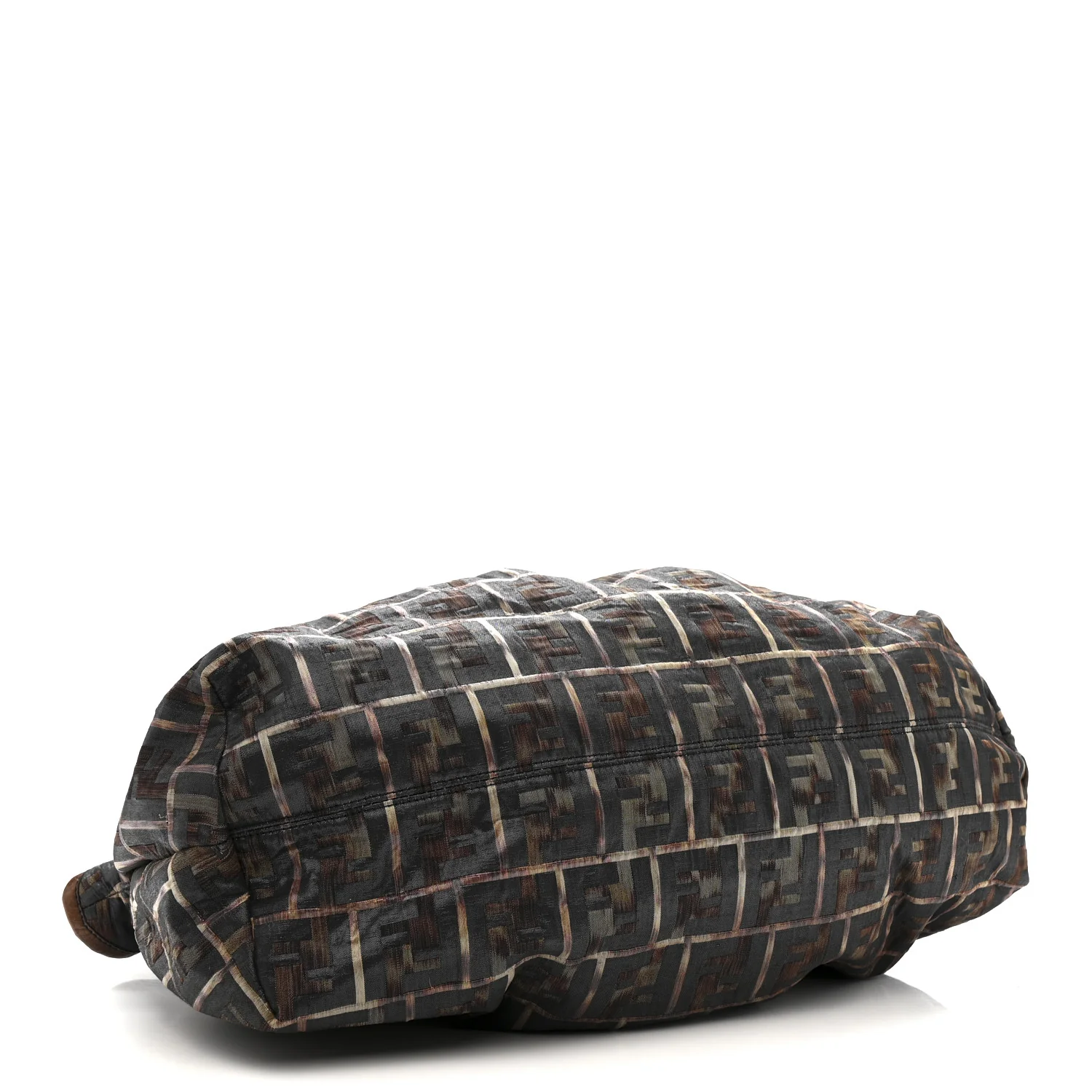 Zucca Calfskin Crocodile Embossed Large Chef Shopper Tote Tobacco - Image 4
