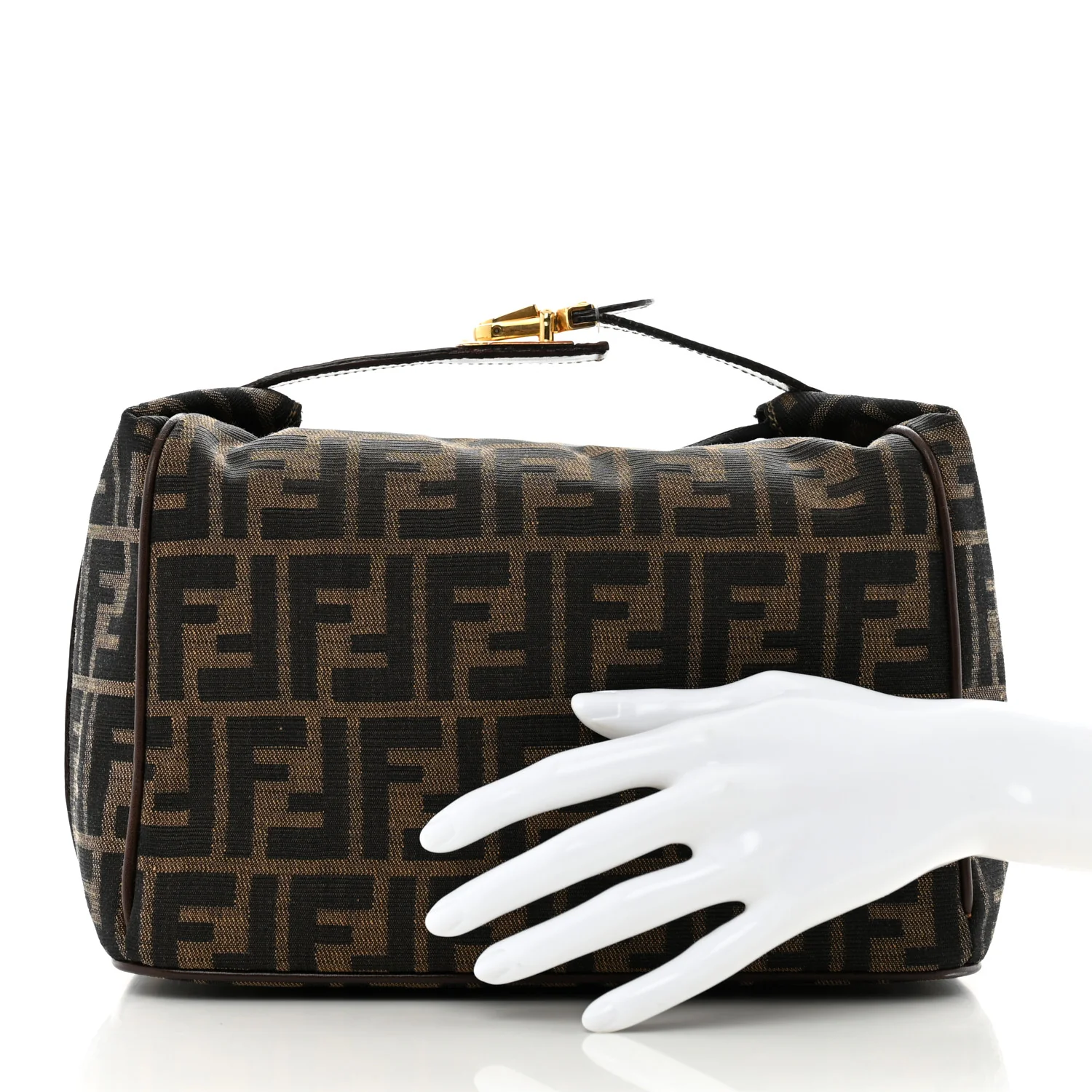 Zucca Large Cosmetic Bag Tobacco - Image 2
