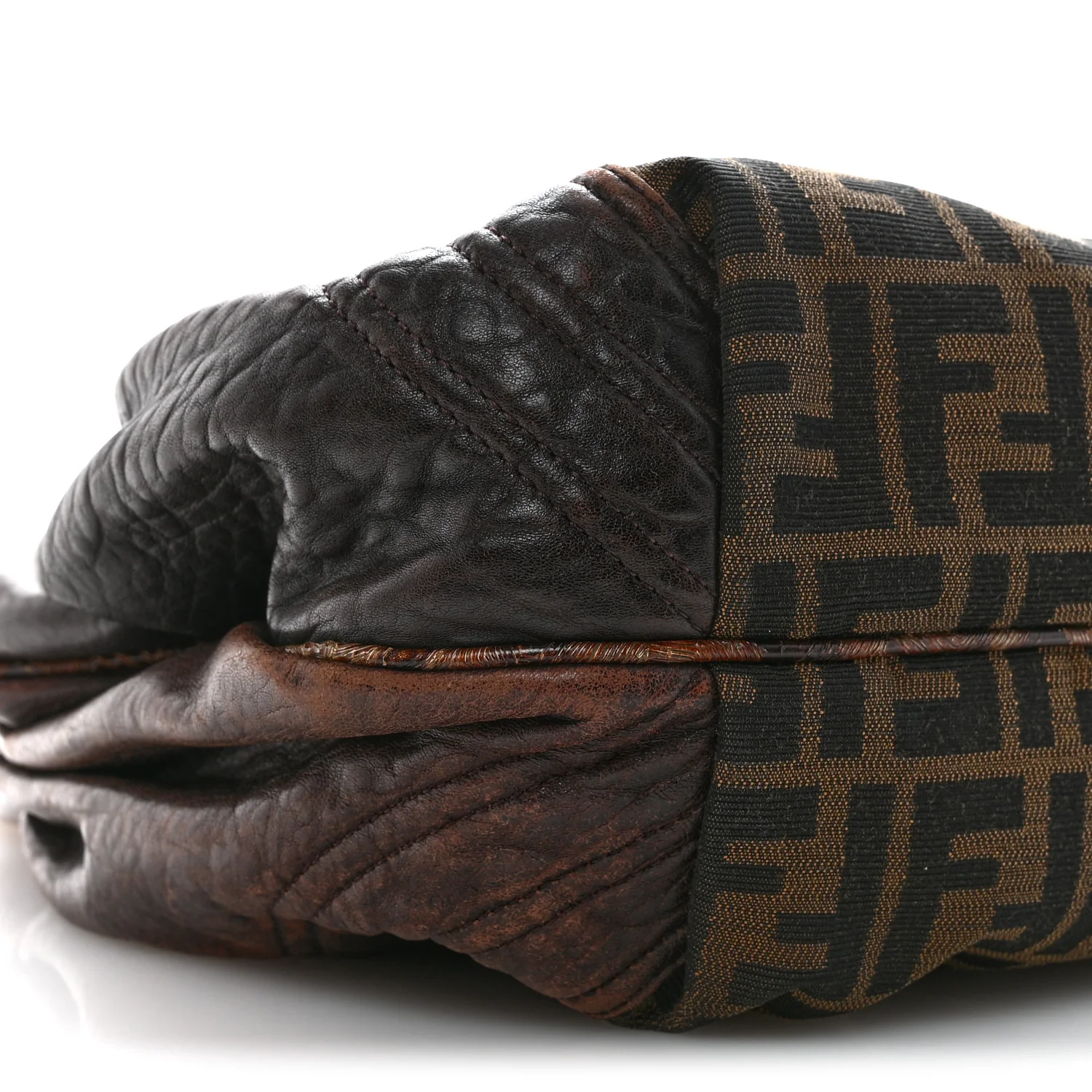 Zucca Nappa Nuvolata Vitello Tortuga Small Spy Tobacco Moro - Image 10