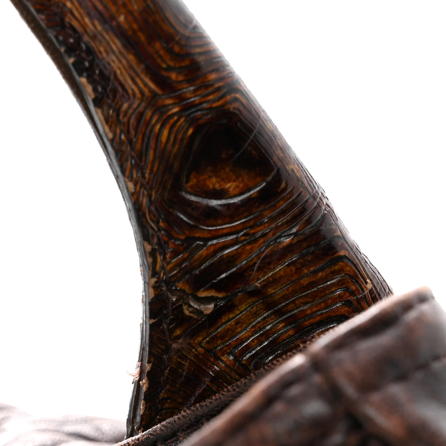 Zucca Nappa Nuvolata Vitello Tortuga Small Spy Tobacco Moro - Image 13