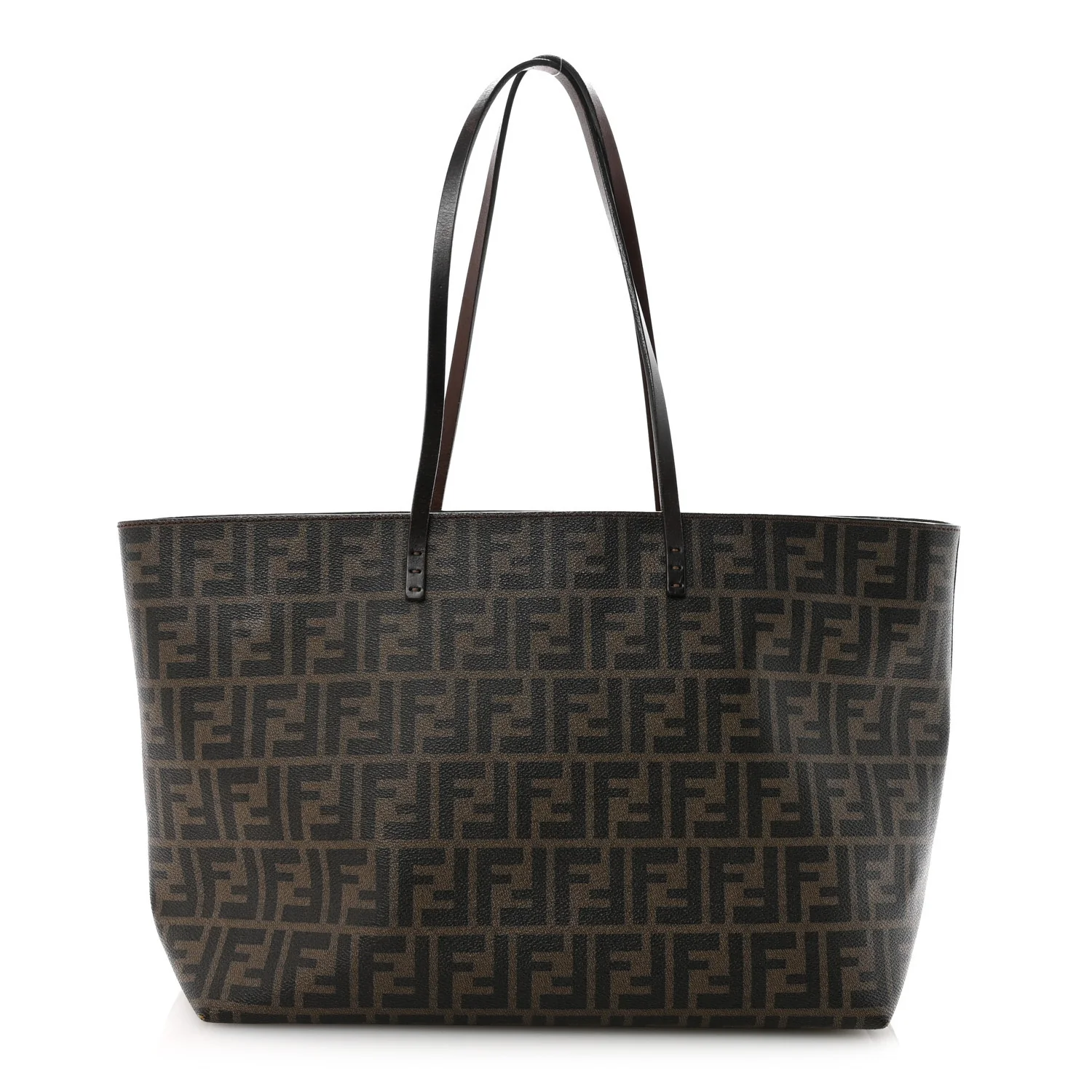 Zucca Spalmati Medium Roll Tote Tobacco Moro