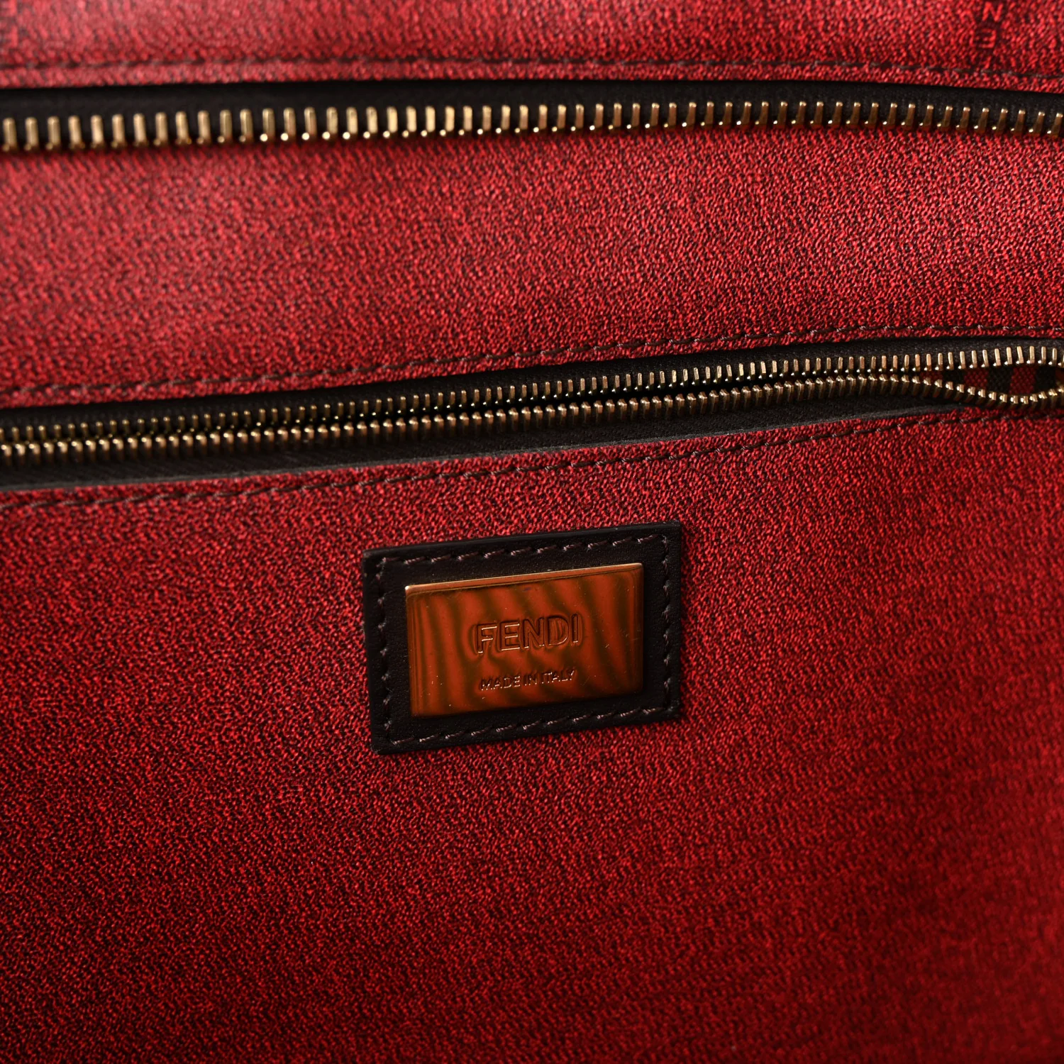 Zucca Spalmati Medium Roll Tote Tobacco Rosso - Image 6
