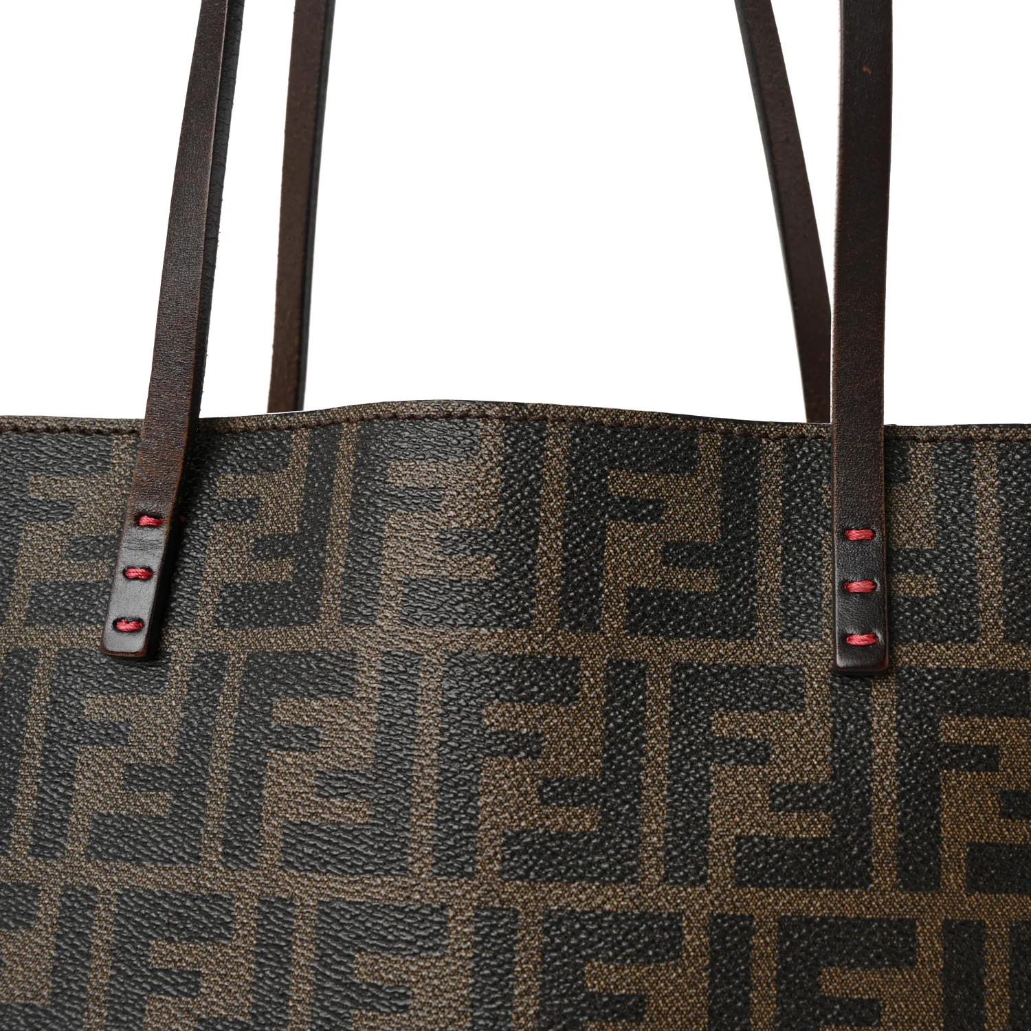Zucca Spalmati Medium Roll Tote Tobacco Rosso - Image 7