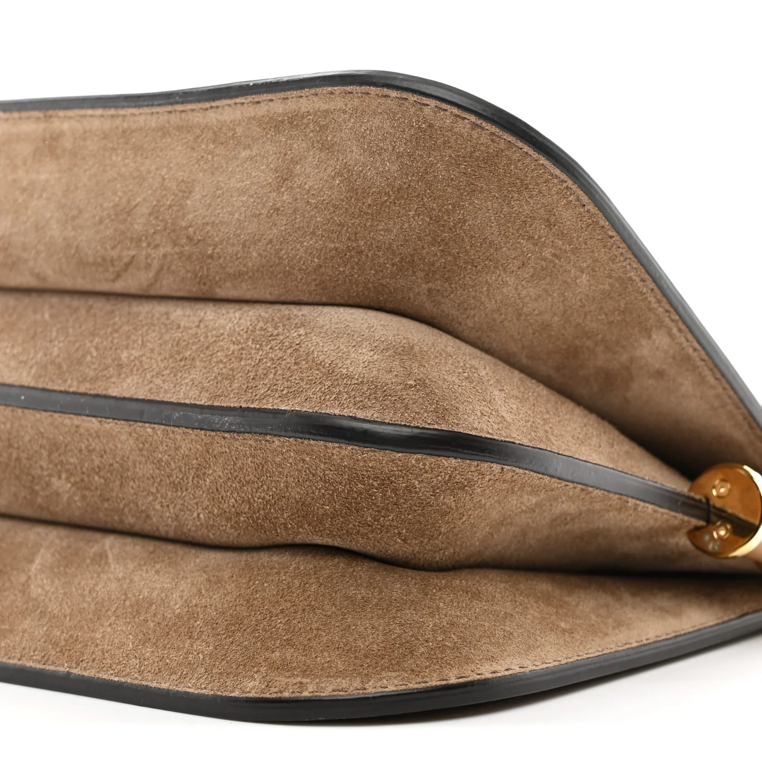 Zucca Suede Vitello King Luxor Fendi Touch Shoulder Bag Tobacco - Image 11