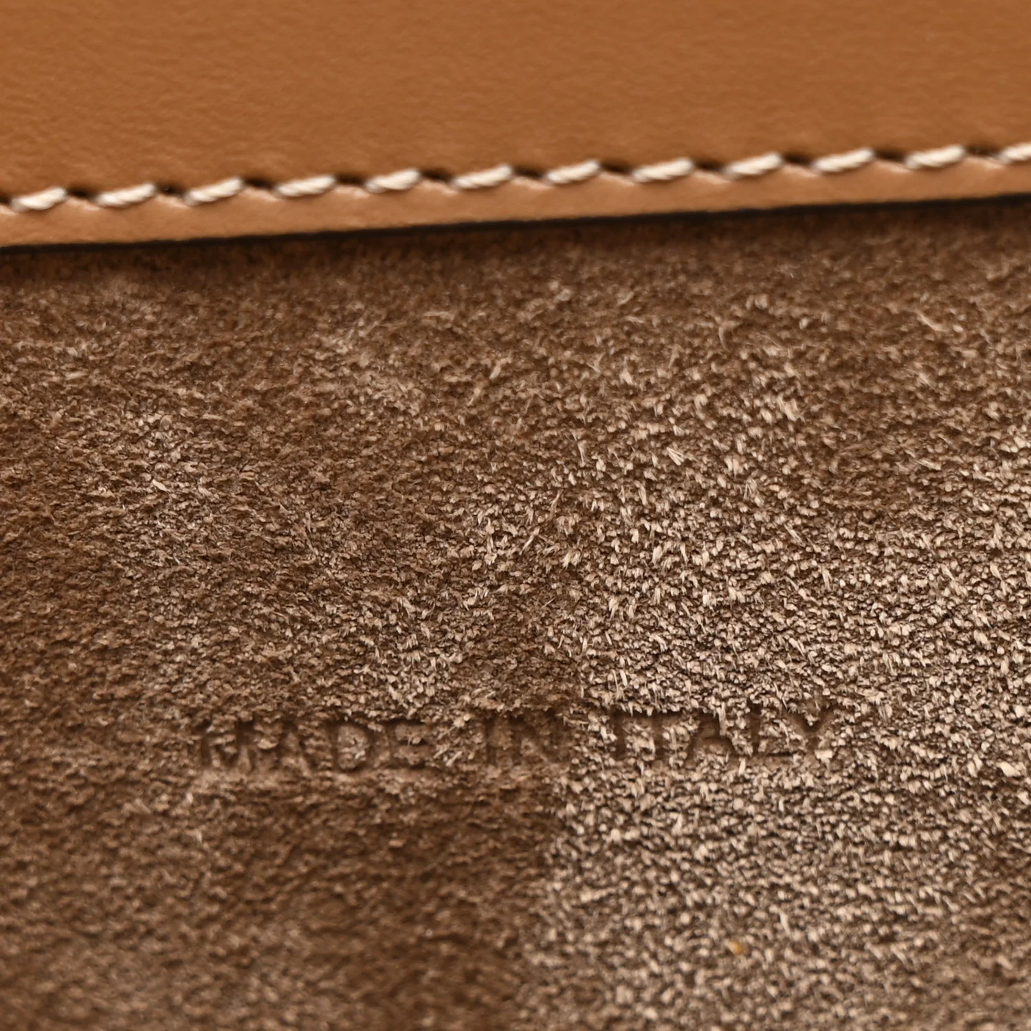 Zucca Suede Vitello King Luxor Fendi Touch Shoulder Bag Tobacco - Image 8