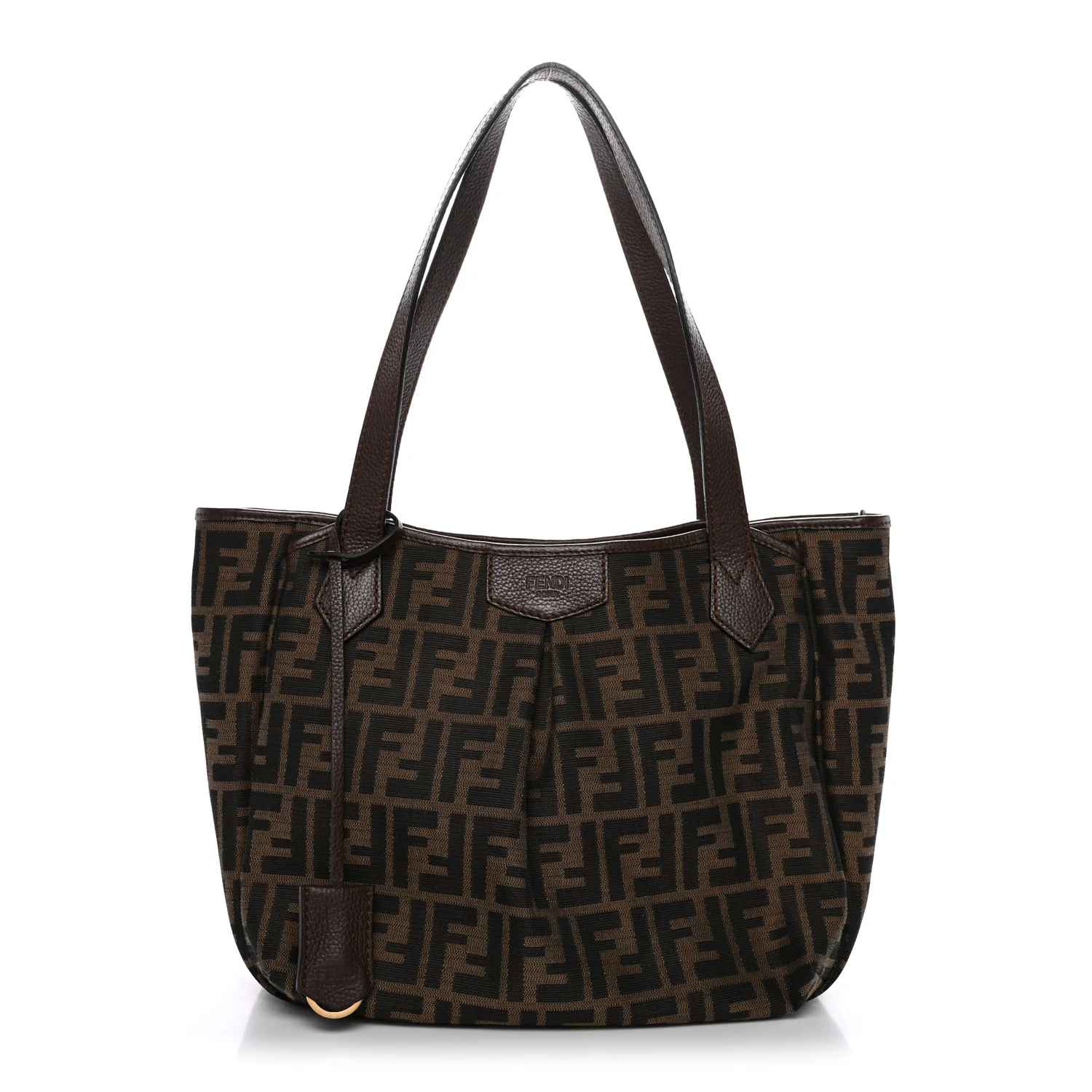 Zucca Vitello Artic Medium Shopping Tote Tobacco Castagna