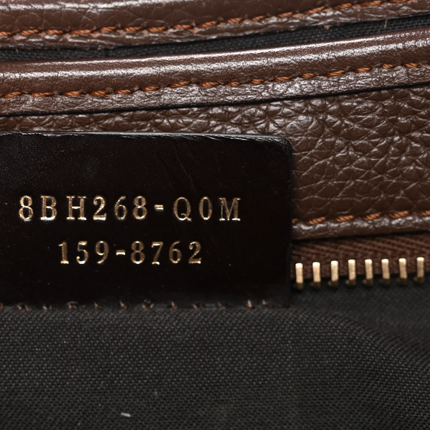 Zucca Vitello Artic Medium Shopping Tote Tobacco Castagna - Image 7