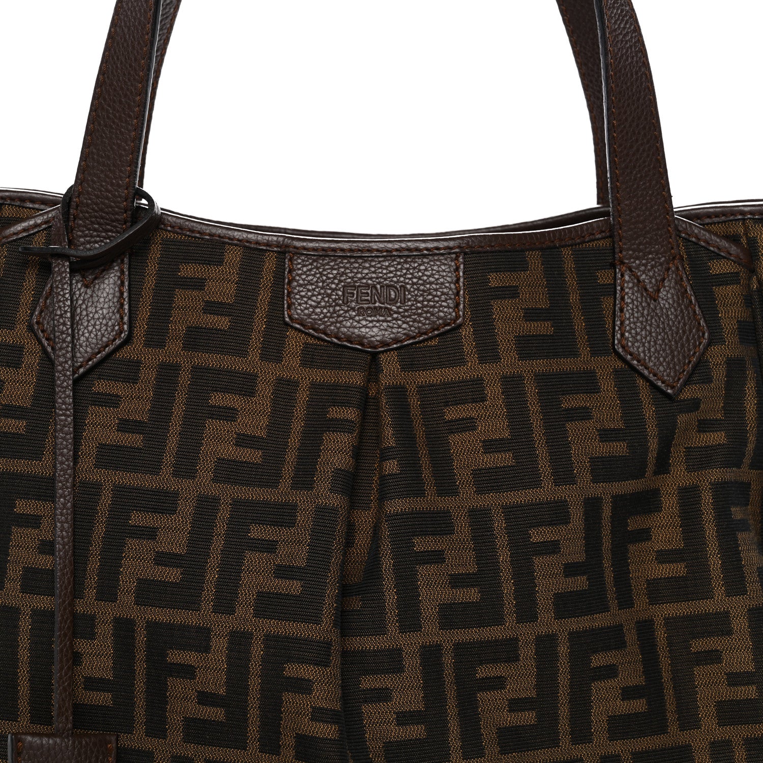 Zucca Vitello Artic Medium Shopping Tote Tobacco Castagna - Image 8