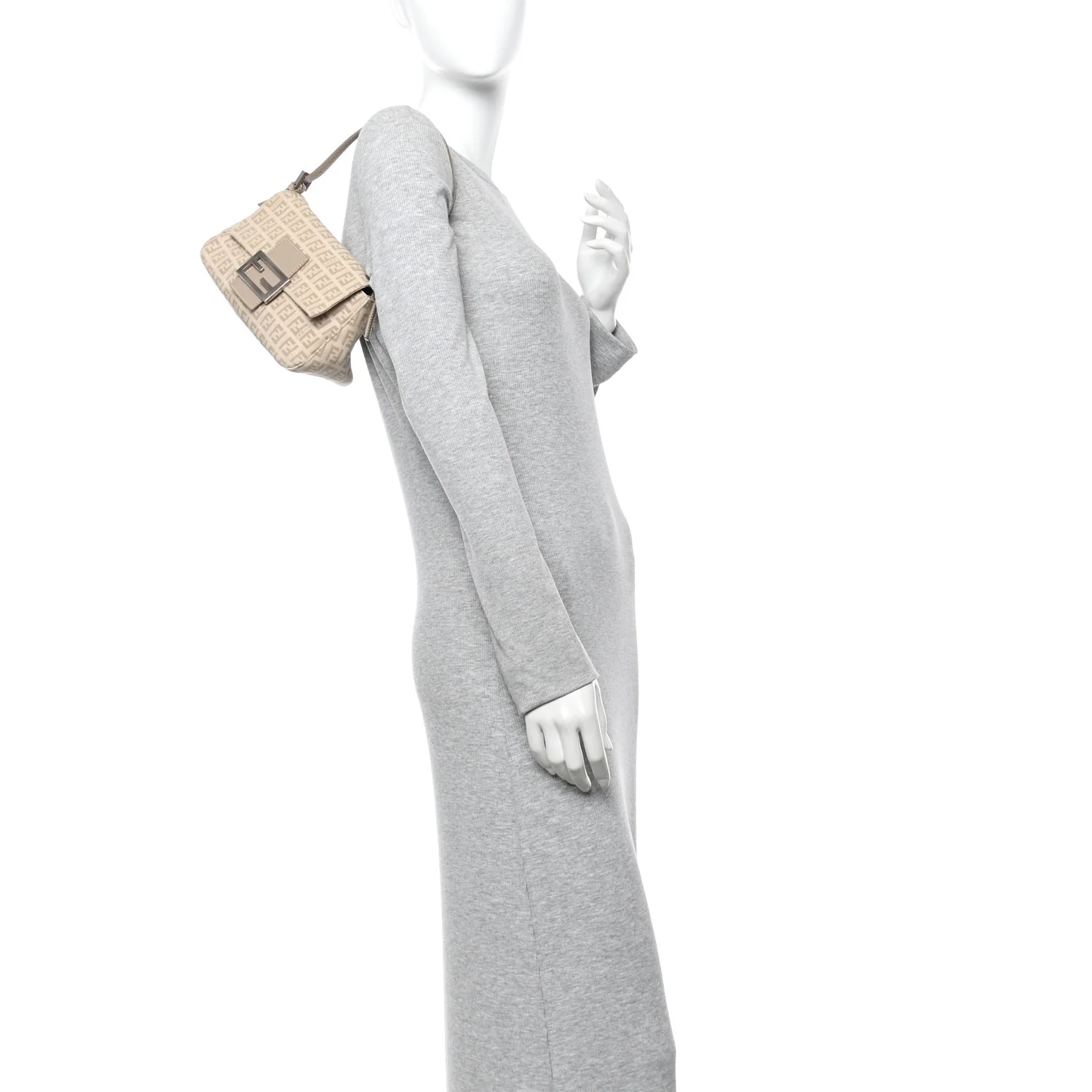 Zucchino Cuoio Mini Mama Baguette Beige Tortora Pietra - Image 2