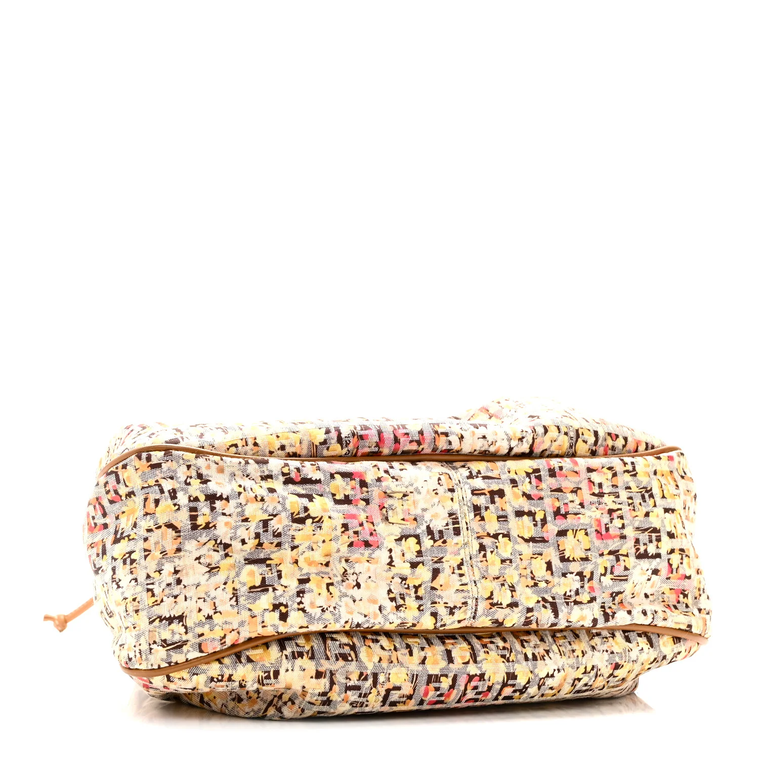 Zucchino Vitello Floral Forever Bucket Bag Pesca Giallo Saddler - Image 4