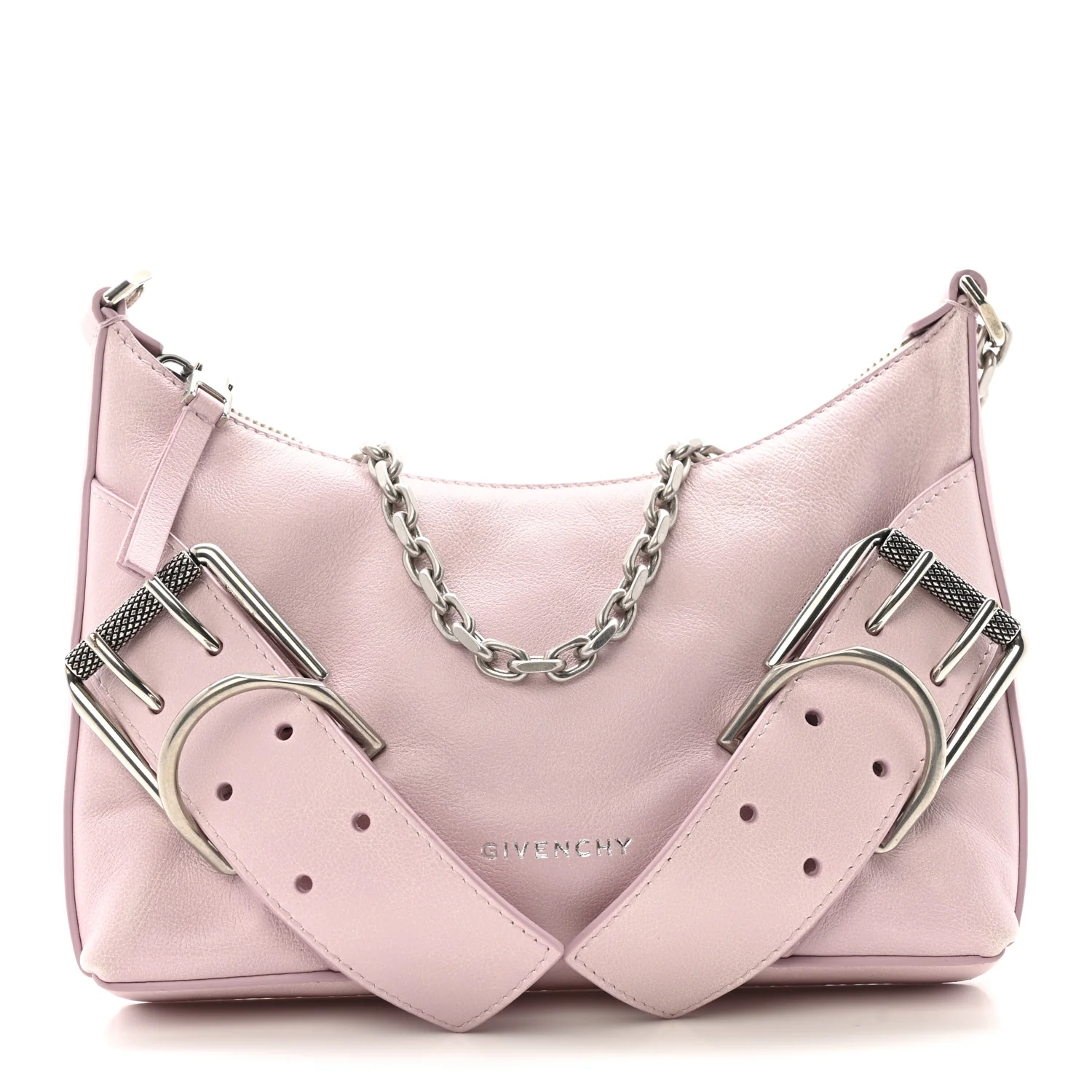 Aged Calfskin Mini Voyou Boyfriend Party Bag Old Pink