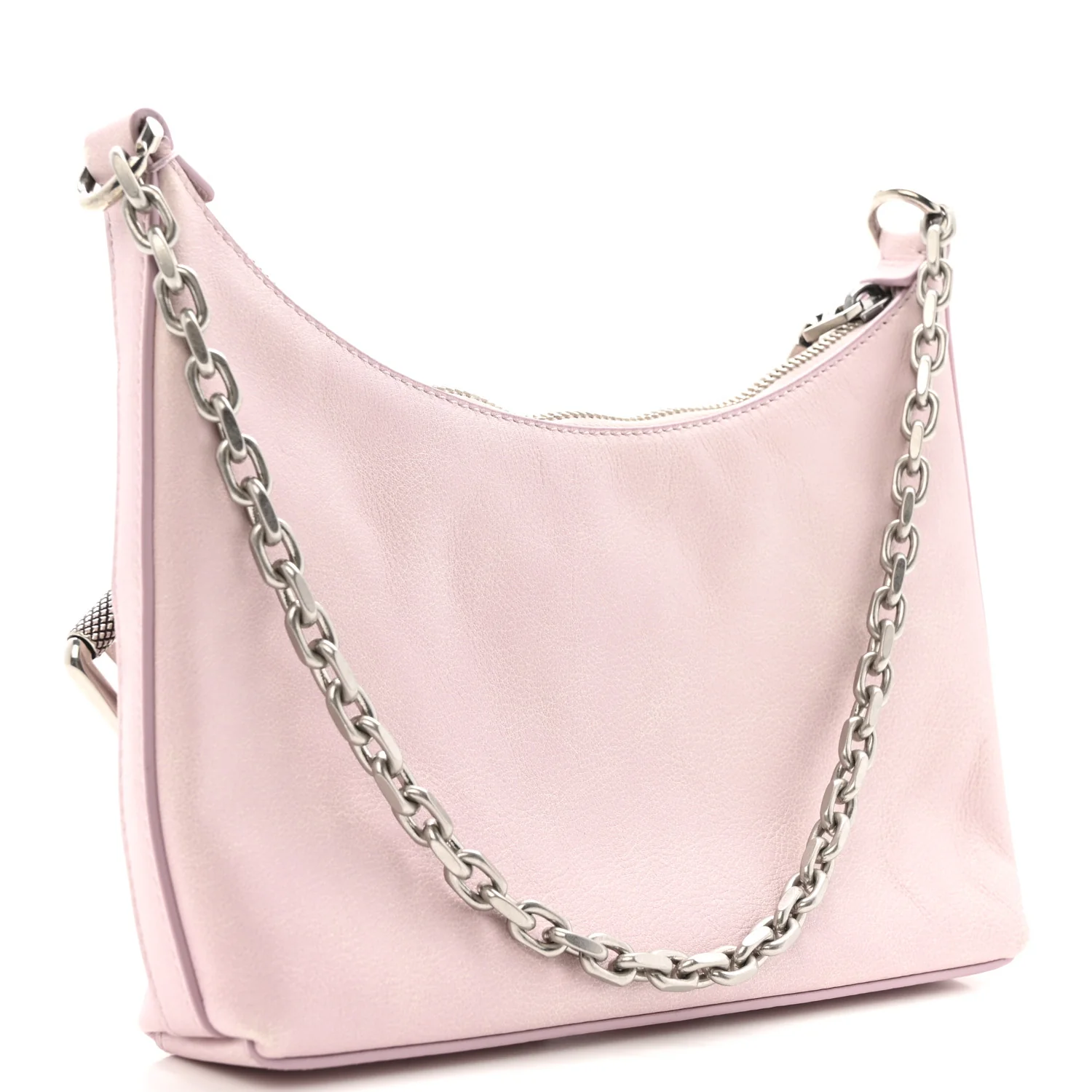 Aged Calfskin Mini Voyou Boyfriend Party Bag Old Pink - Image 3