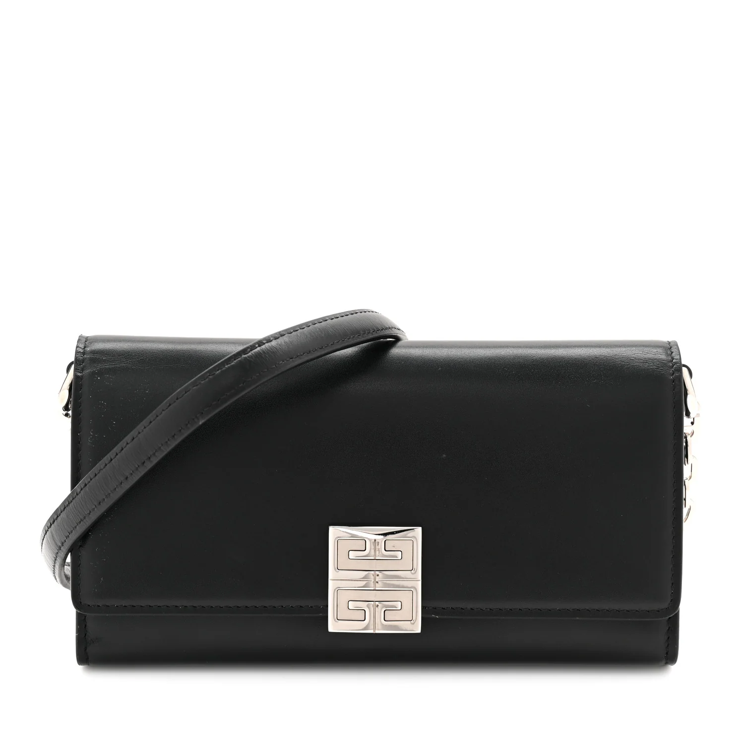Box Calfskin 4G Wallet on Chain Black - Image 13