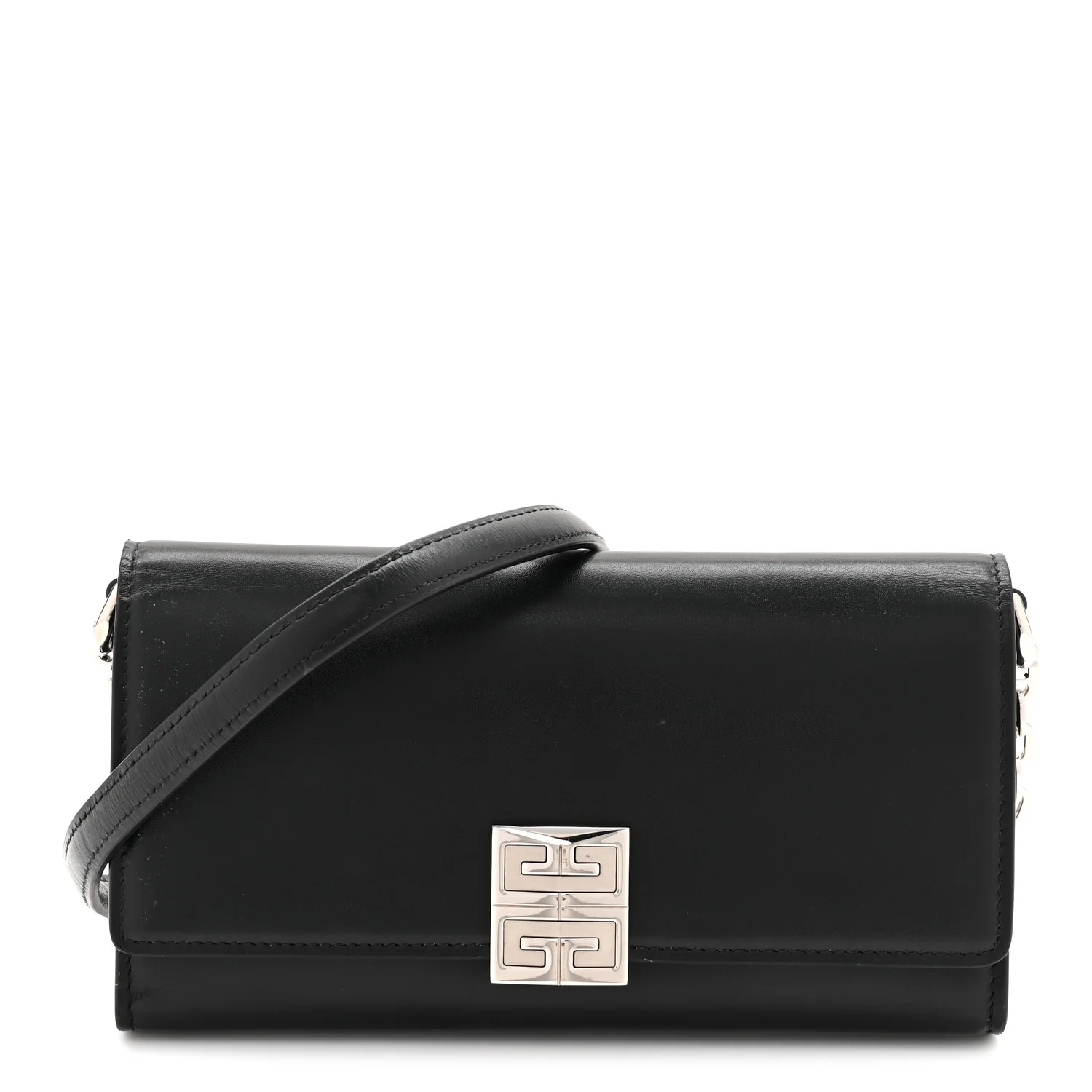 Box Calfskin 4G Wallet on Chain Black - Image 2