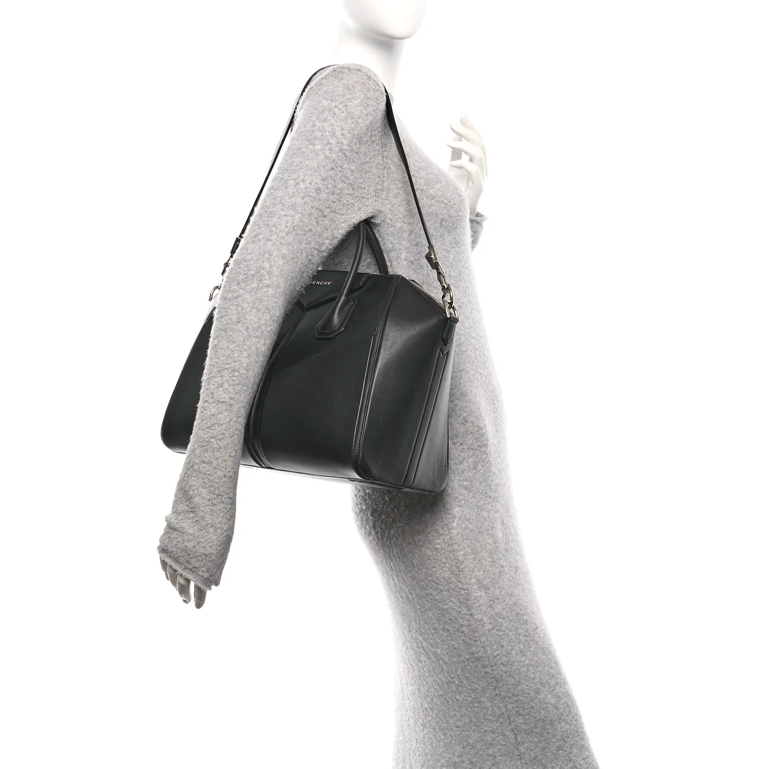 Calfskin 3D Medium Antigona Black - Image 2