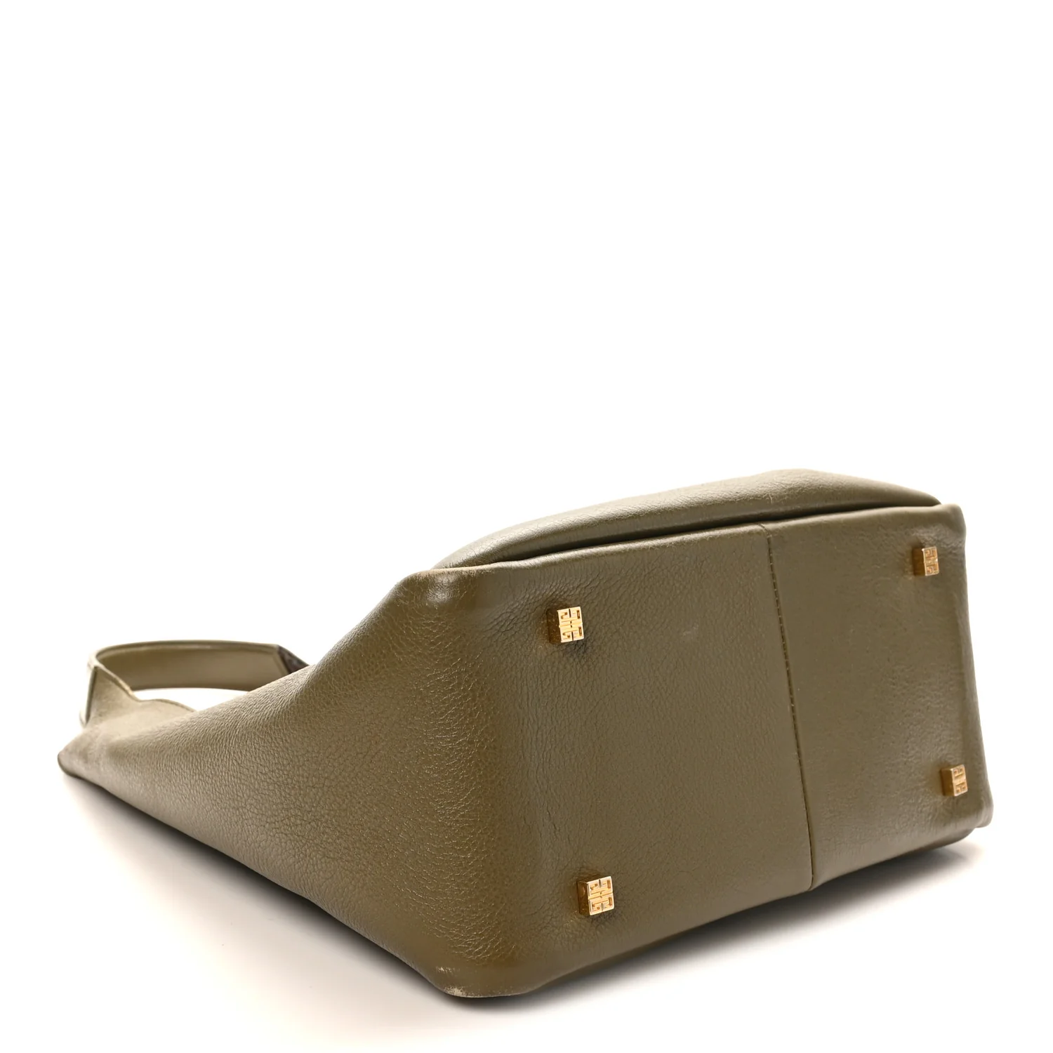 Calfskin Crocodile Embossed Medium G-Lock Hobo Dark Khaki - Image 4