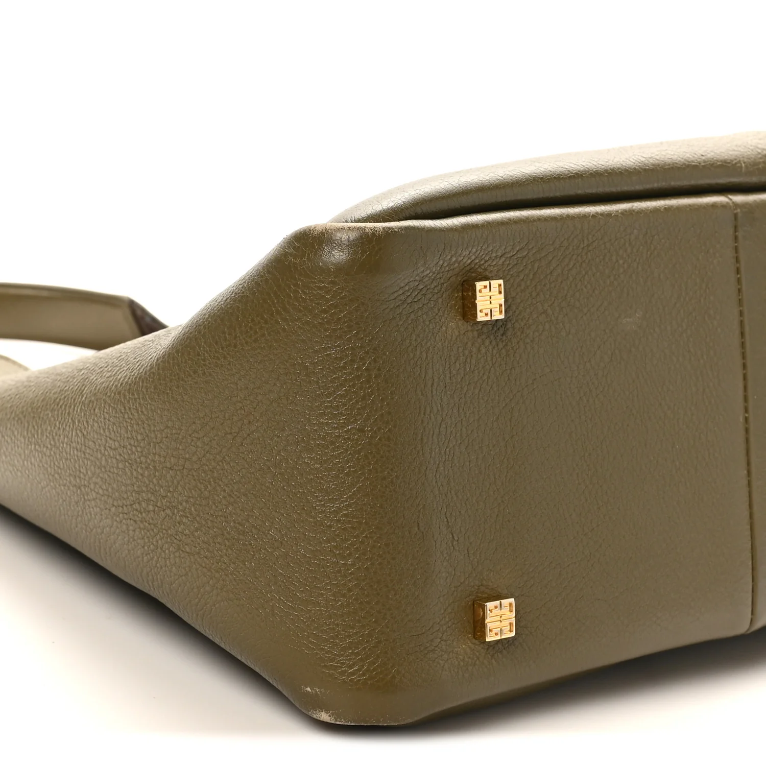 Calfskin Crocodile Embossed Medium G-Lock Hobo Dark Khaki - Image 8