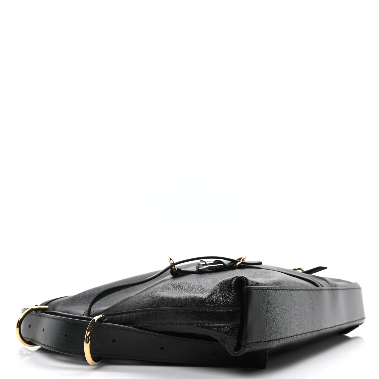 Calfskin Medium Voyou Bag Black - Image 4