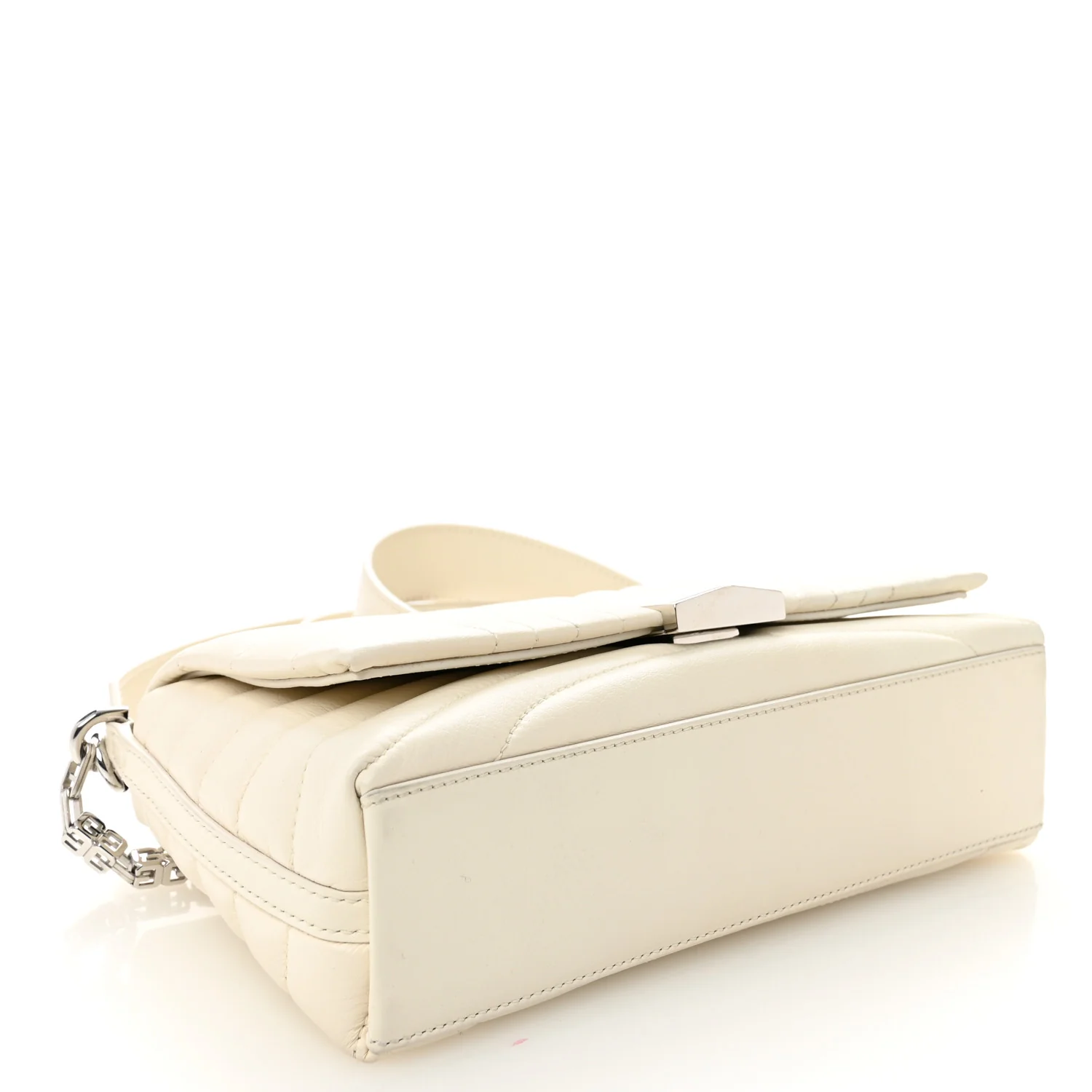 Calfskin Quilted Small 4G Shoulder Bag Ivory - Image 4