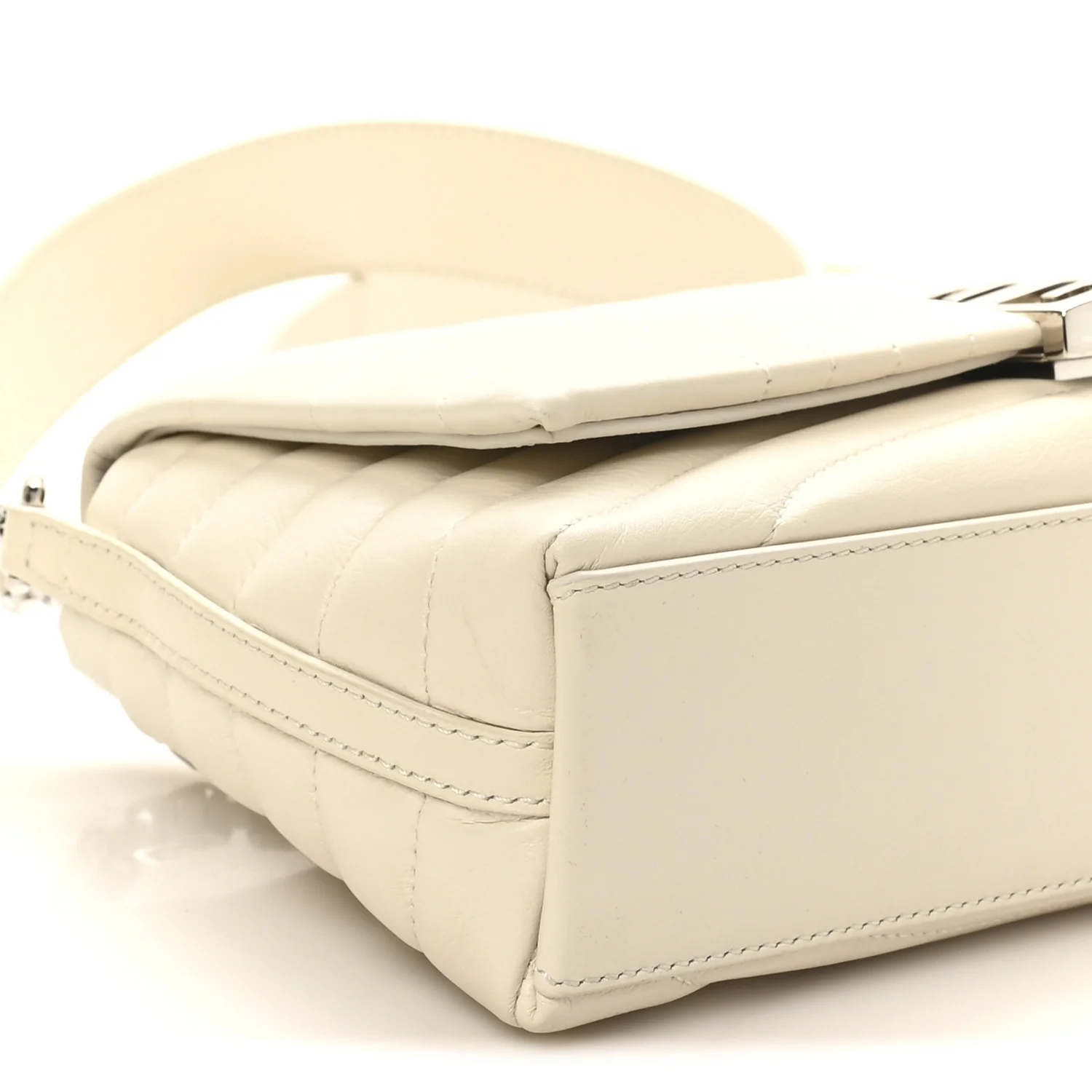 Calfskin Quilted Small 4G Shoulder Bag Ivory - Image 8