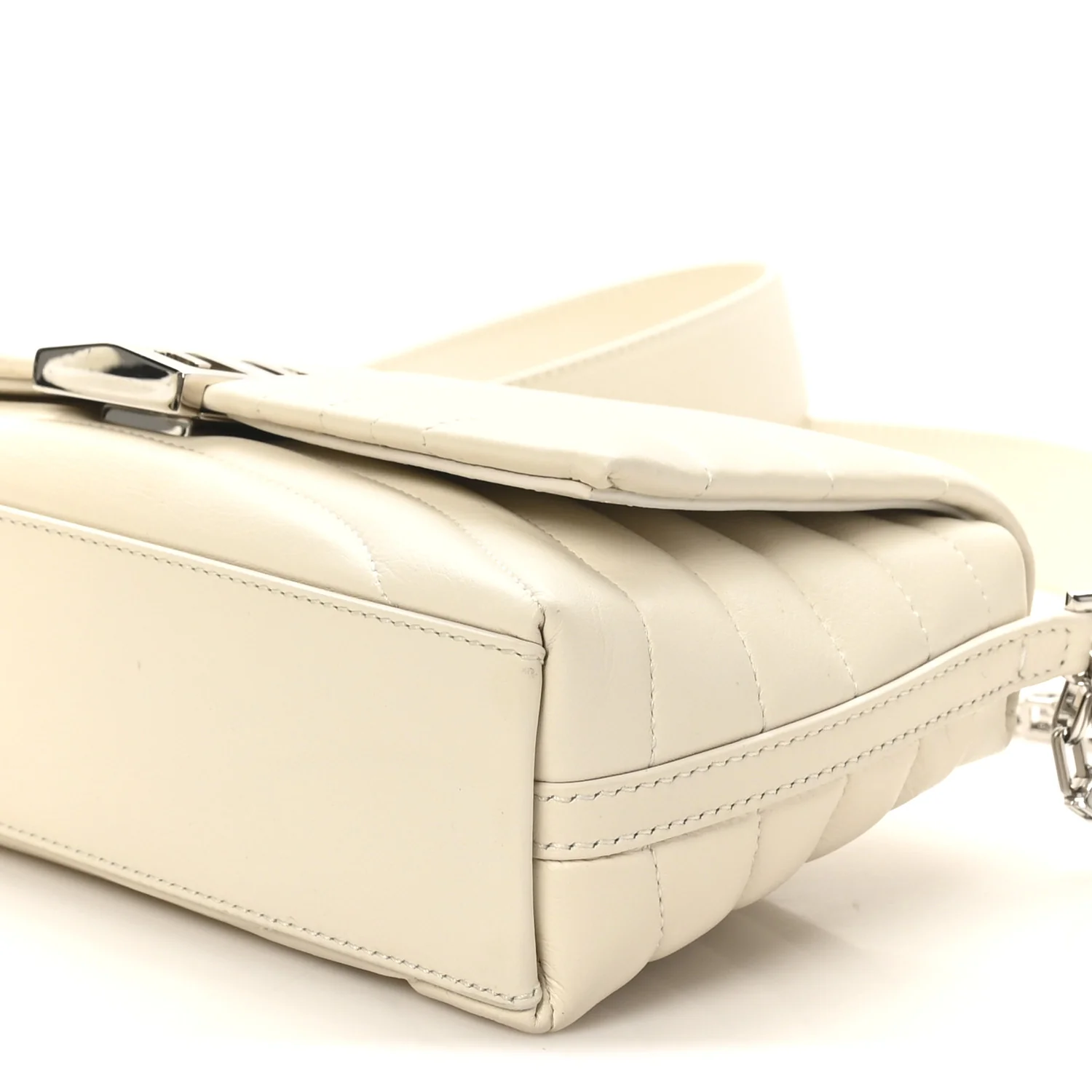 Calfskin Quilted Small 4G Shoulder Bag Ivory - Image 9