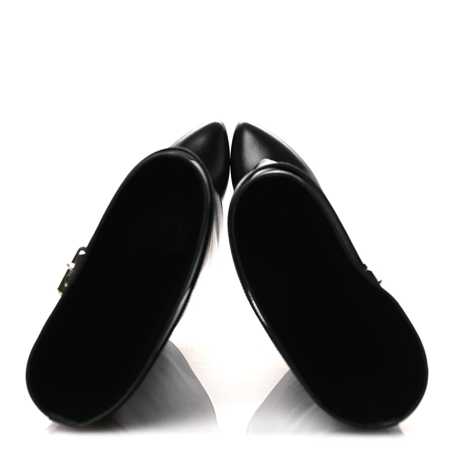 Calfskin Shark Lock Pant Boots 39 Black - Image 2