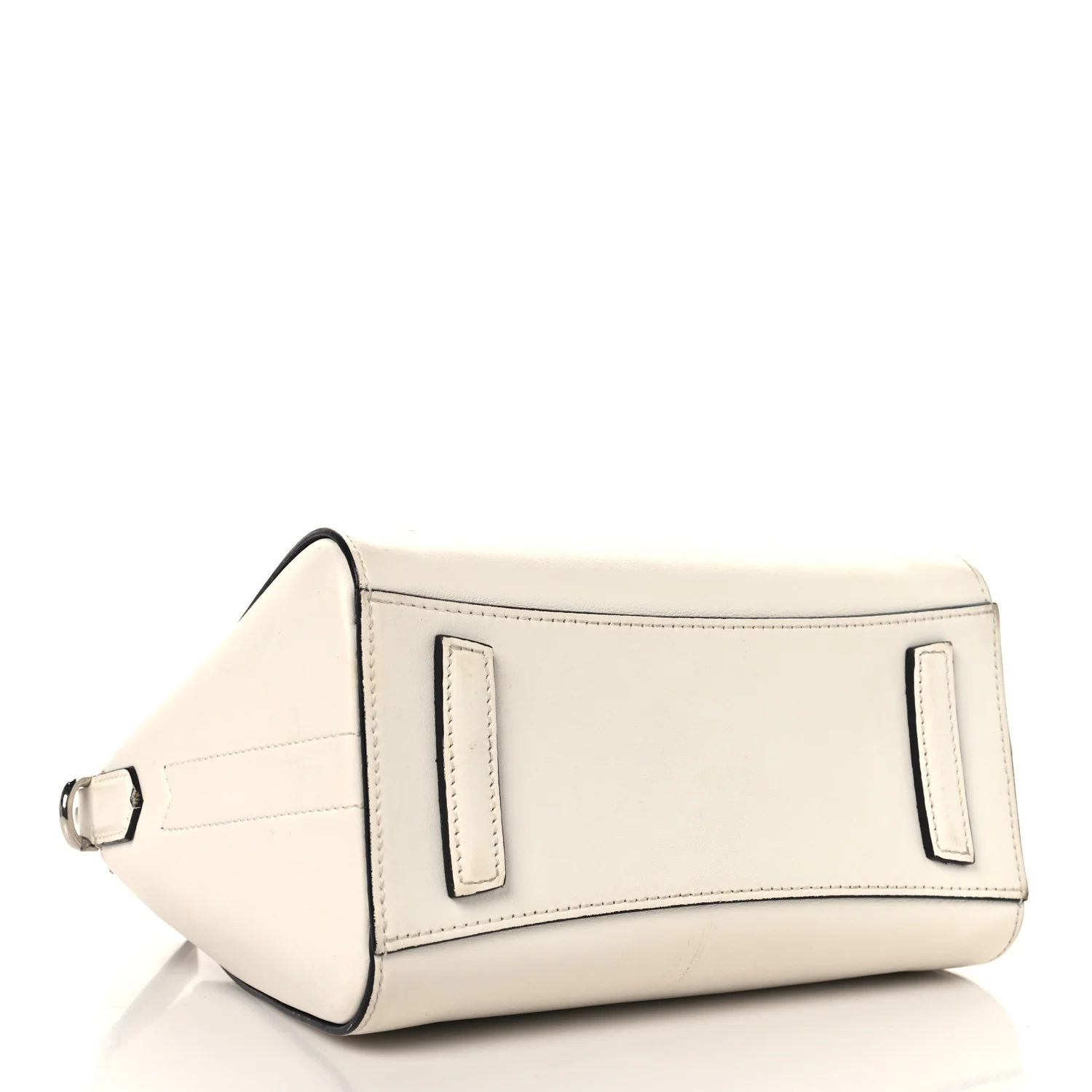 Calfskin Signature Logo Mini Antigona White - Image 4