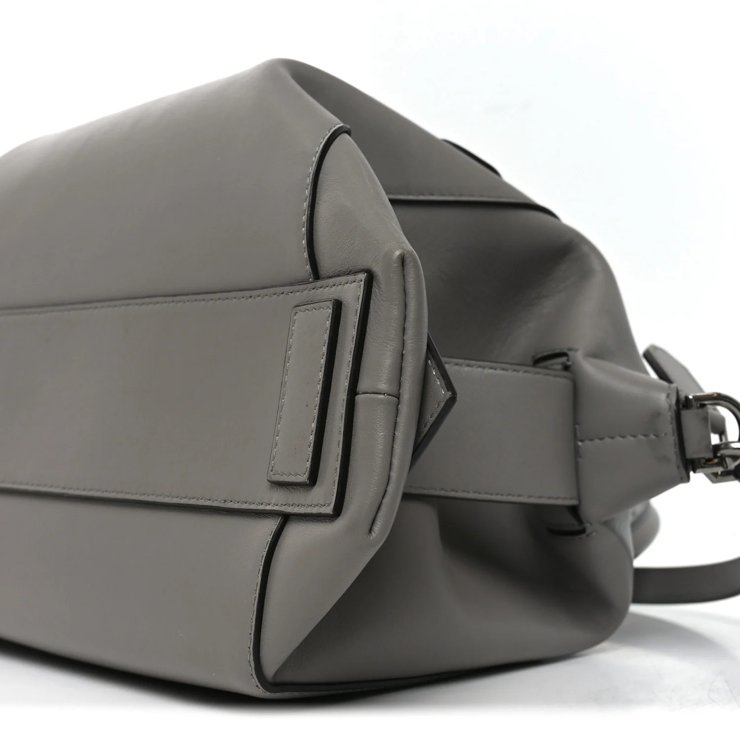 Calfskin Small Soft Antigona Pearl Grey - Image 9