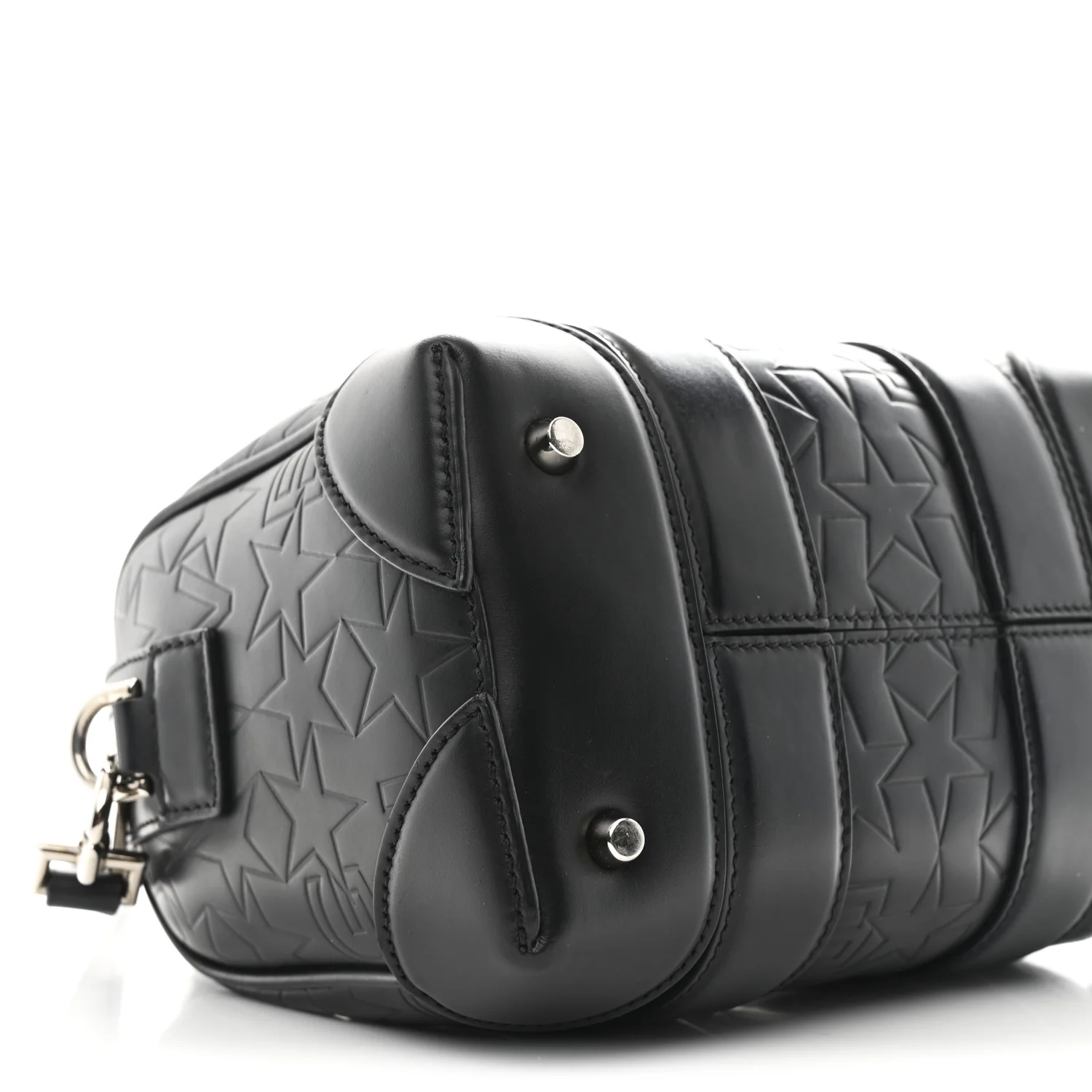 Calfskin Star Embossed Micro Lucrezia Black - Image 9