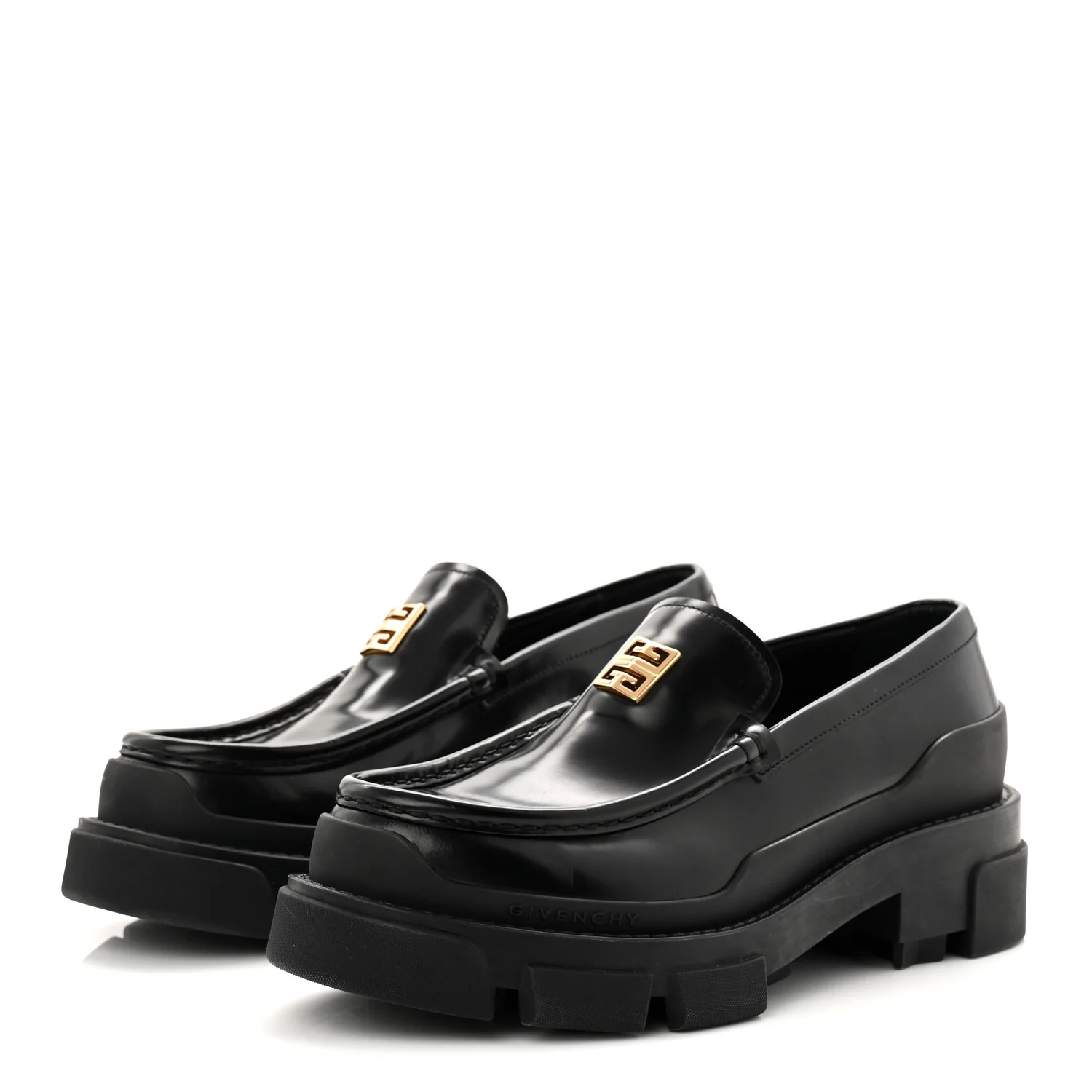 Calfskin Terra Moccassins 37.5 Black - Image 4