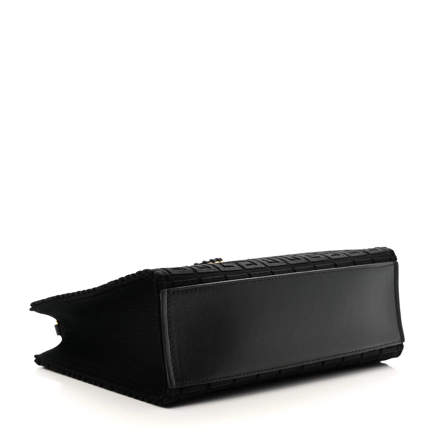 Canvas Jacquard 4G Small Chain Tote Black - Image 4