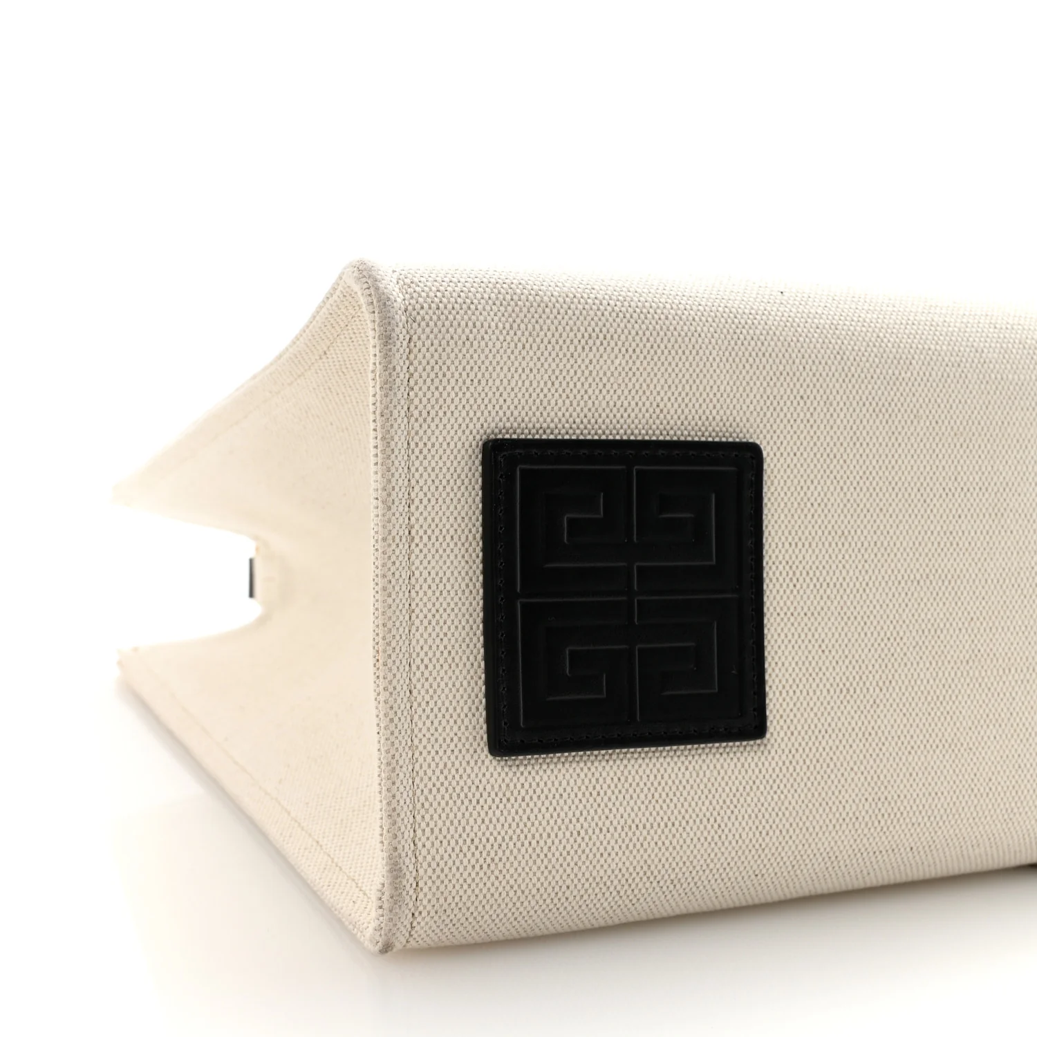 Canvas Medium G-Tote Beige Black - Image 9