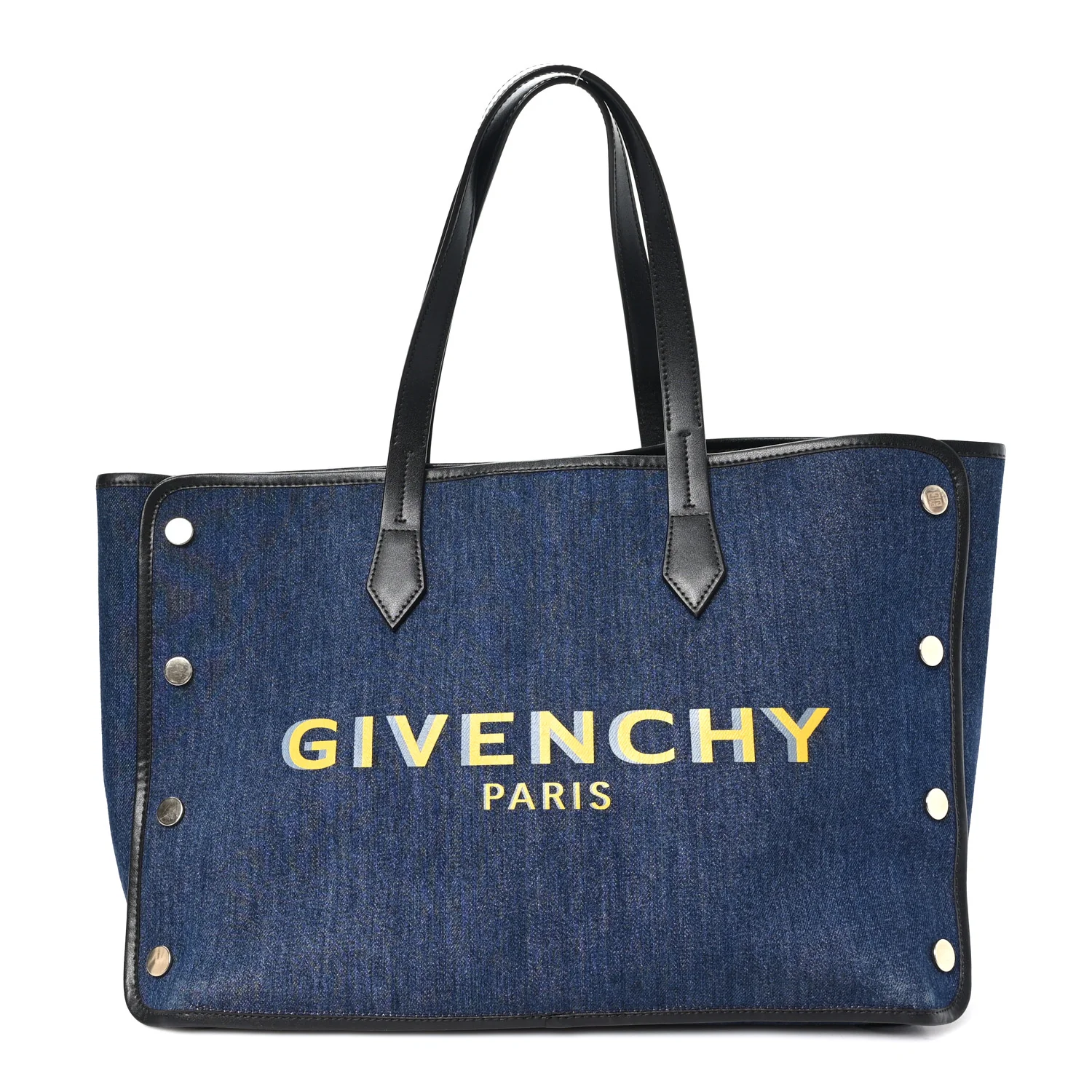 Denim Medium Logo Bond Shopper Tote Blue