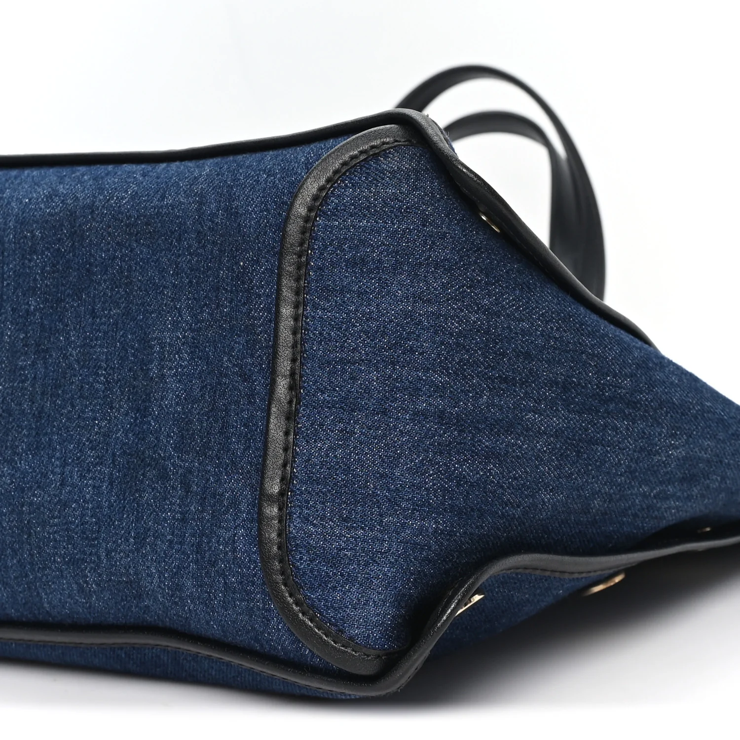 Denim Medium Logo Bond Shopper Tote Blue - Image 10